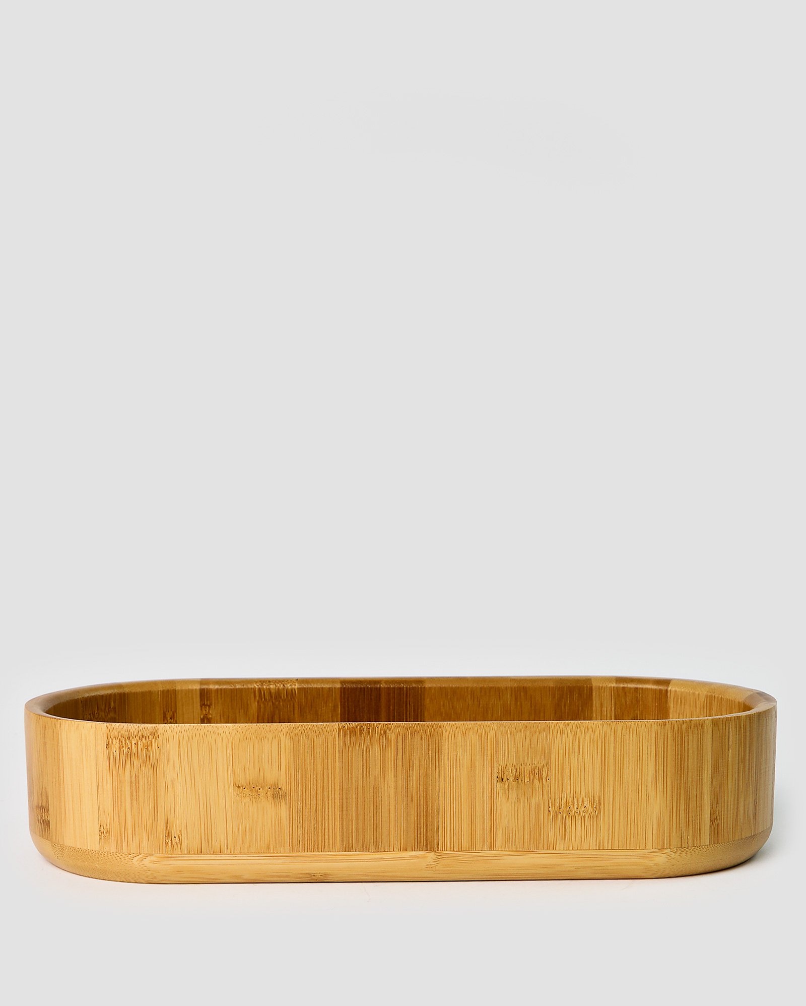 Saladeira oval de bambu Francis 35cm bege | Casa Riachuelo