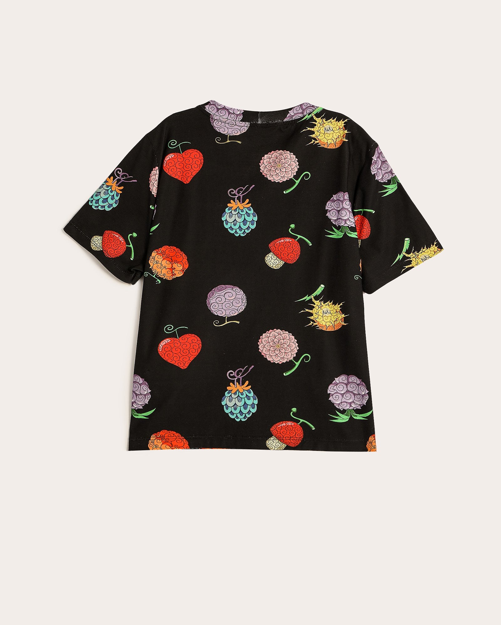 Camiseta juvenil One Piece Akuma no Mi preta | FANLAB