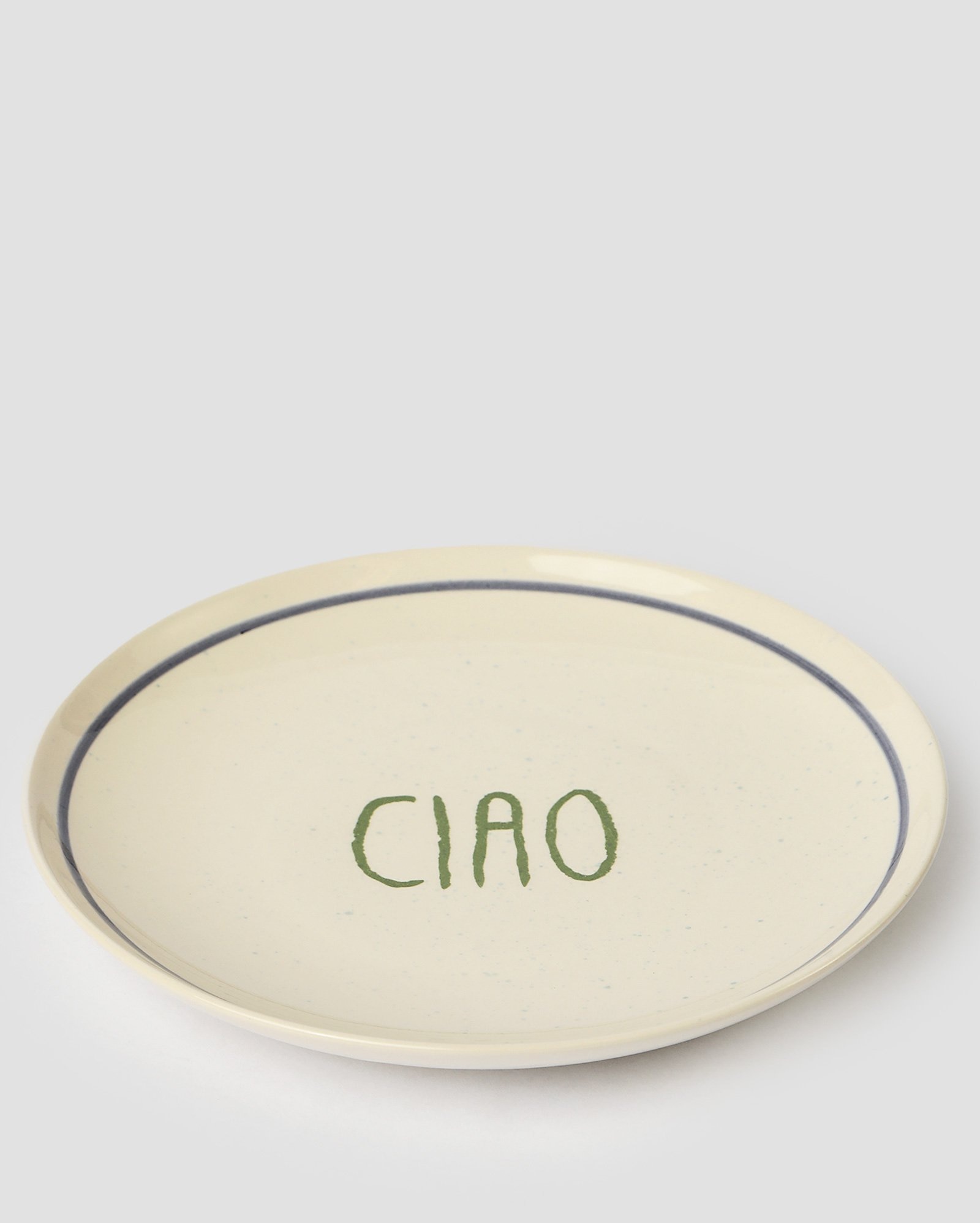 Prato de sobremesa em cerâmica Fiona ciao 20cm off-white | Casa Riachuelo