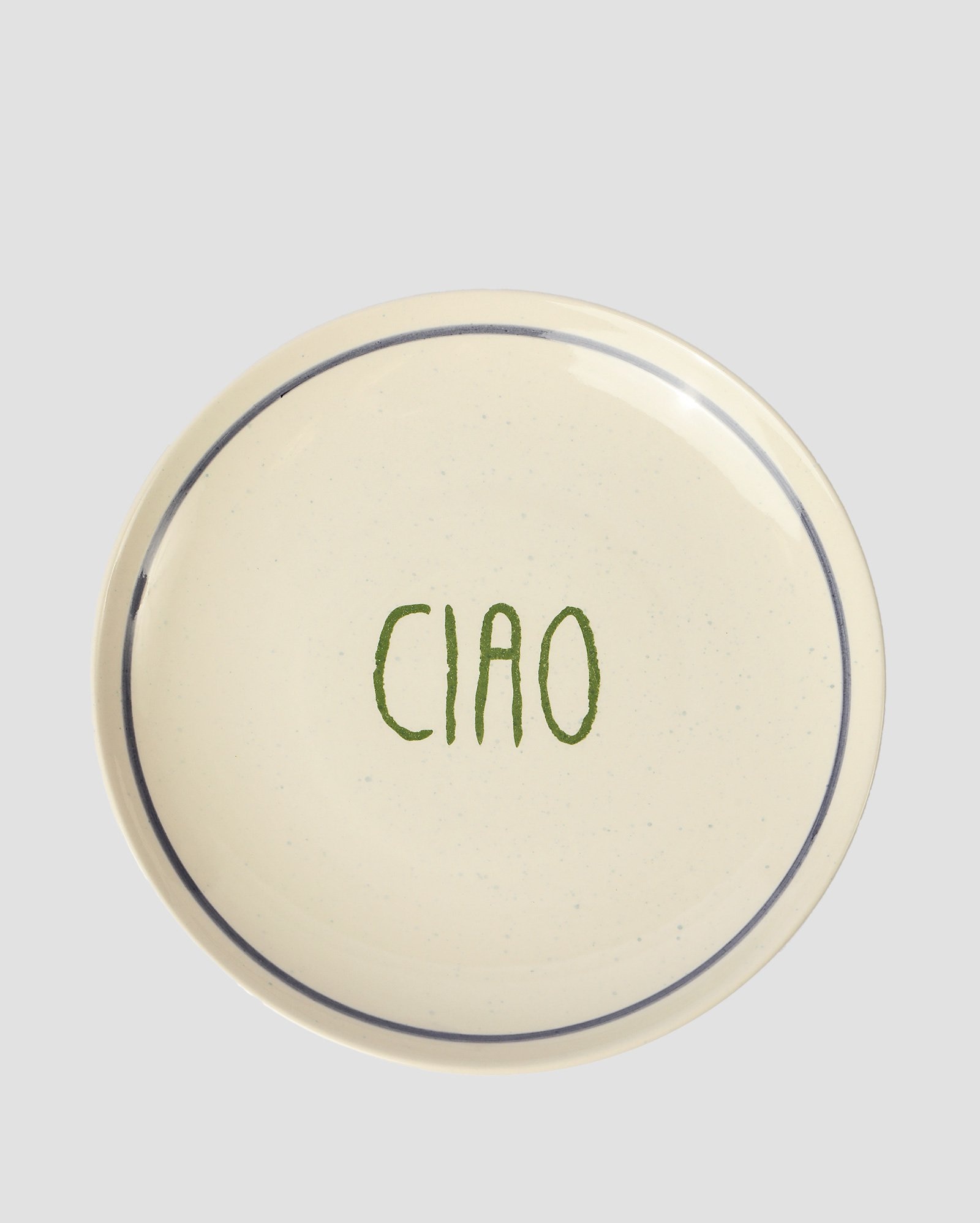 Prato de sobremesa em cerâmica Fiona ciao 20cm off-white | Casa Riachuelo
