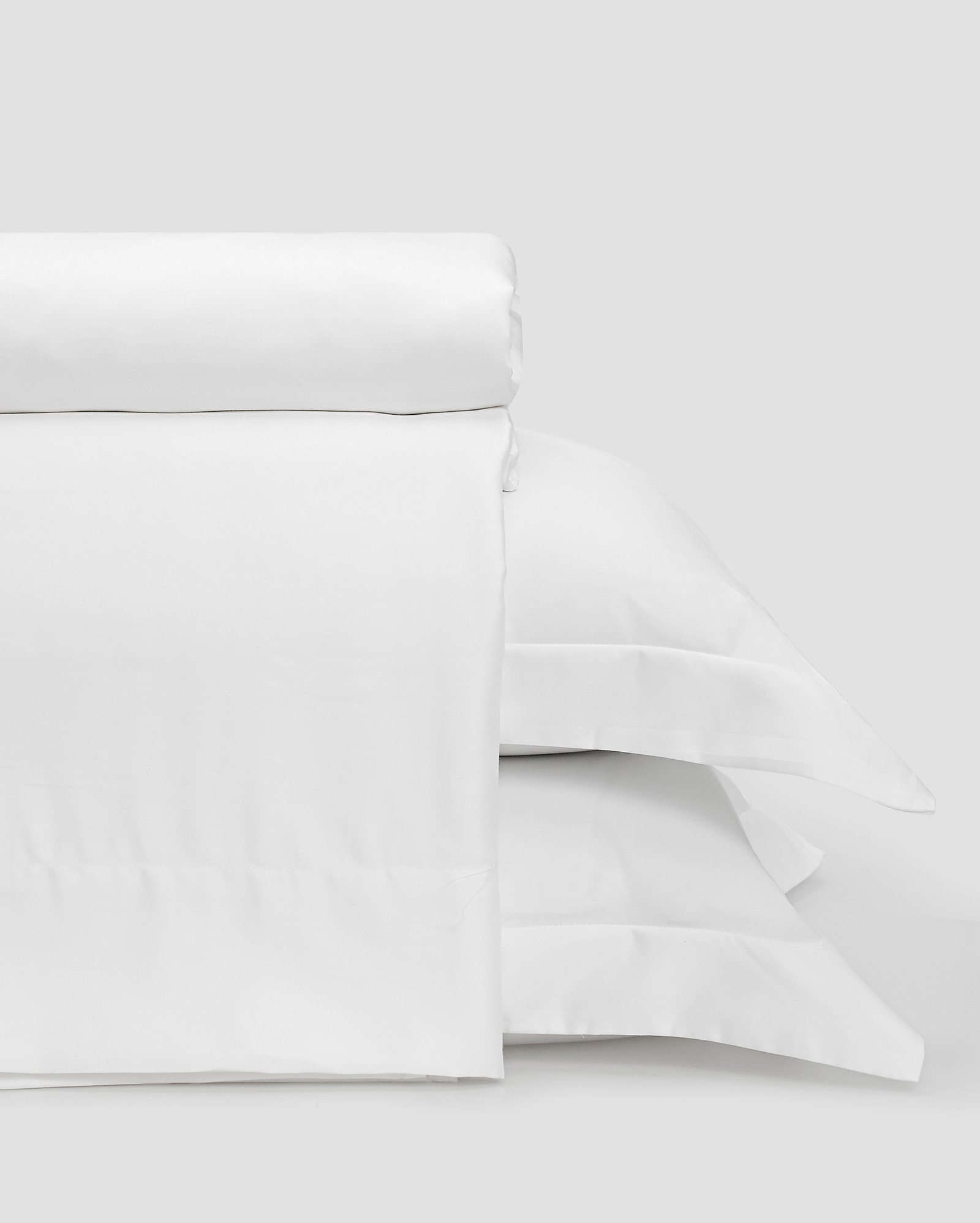 Jogo de cama king 1000 fios liso off-white | Casa Riachuelo
