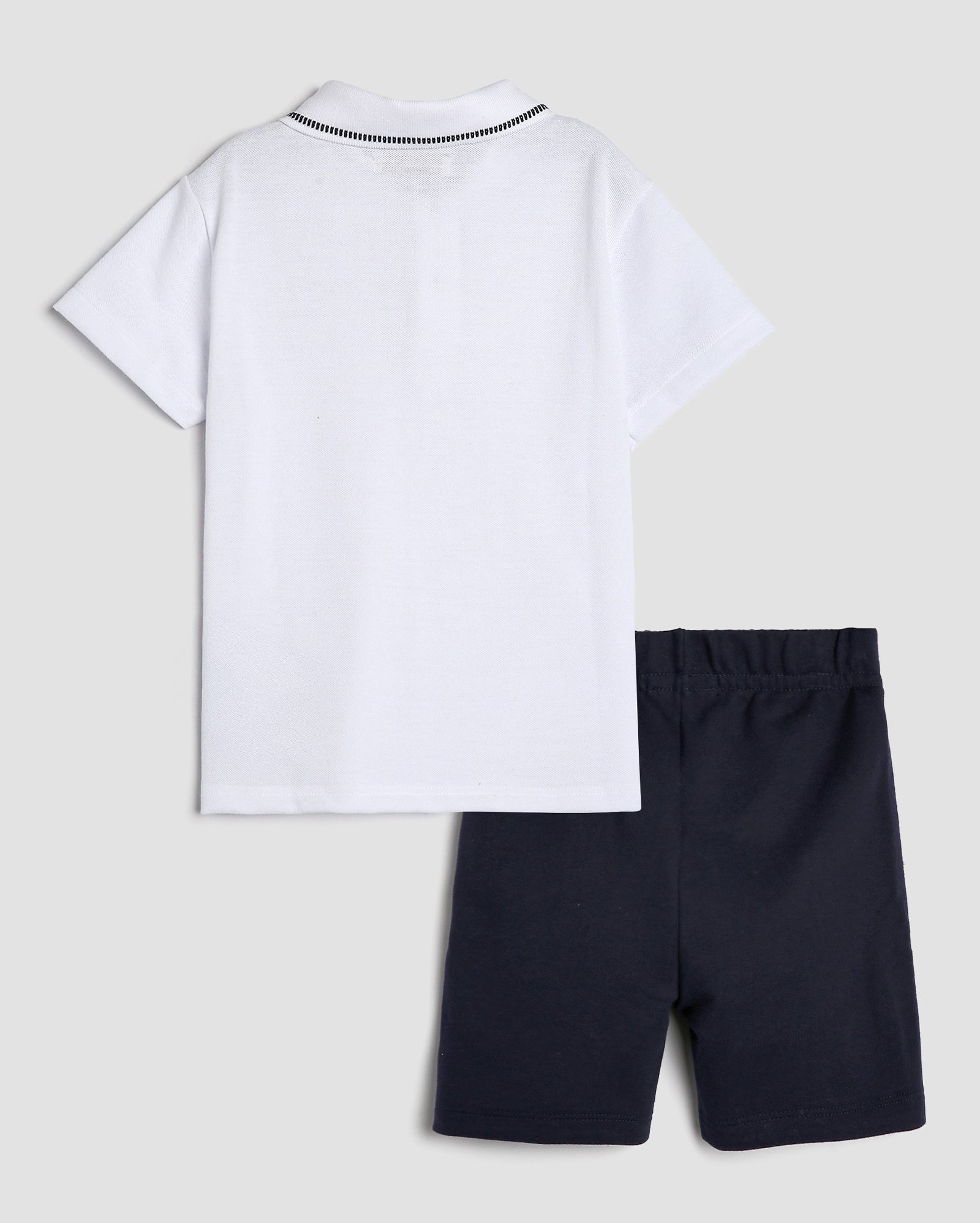Conjunto curto infantil polo manga curta 1-4A multicor | Pool Kids