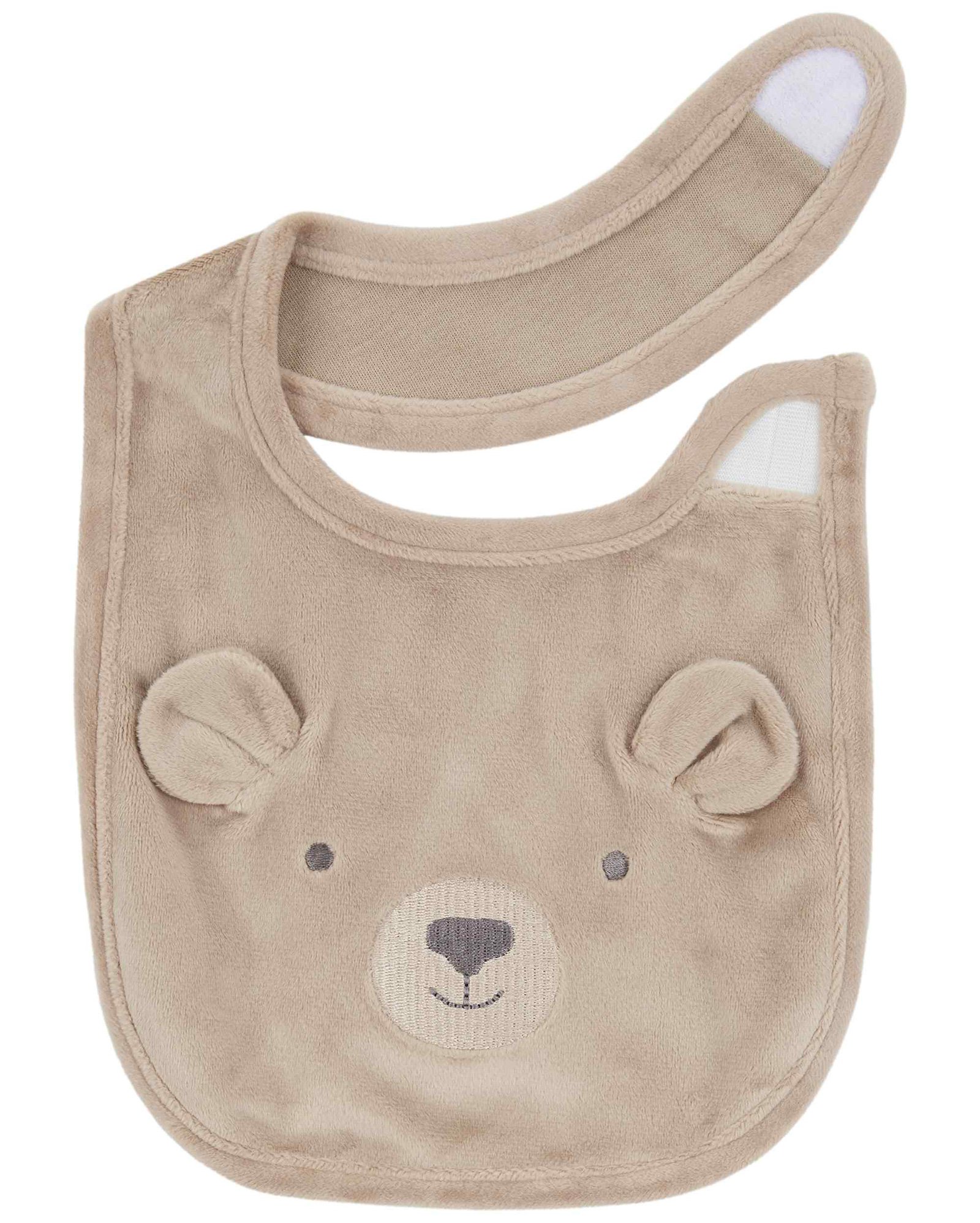 Kit babador bebê com pantufa ursinho bege | Carter's