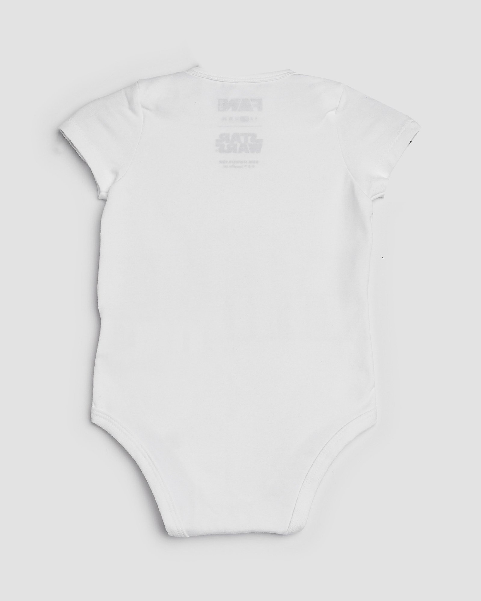 Body bebê Star Wars + touca Stormtrooper branco | FANLAB