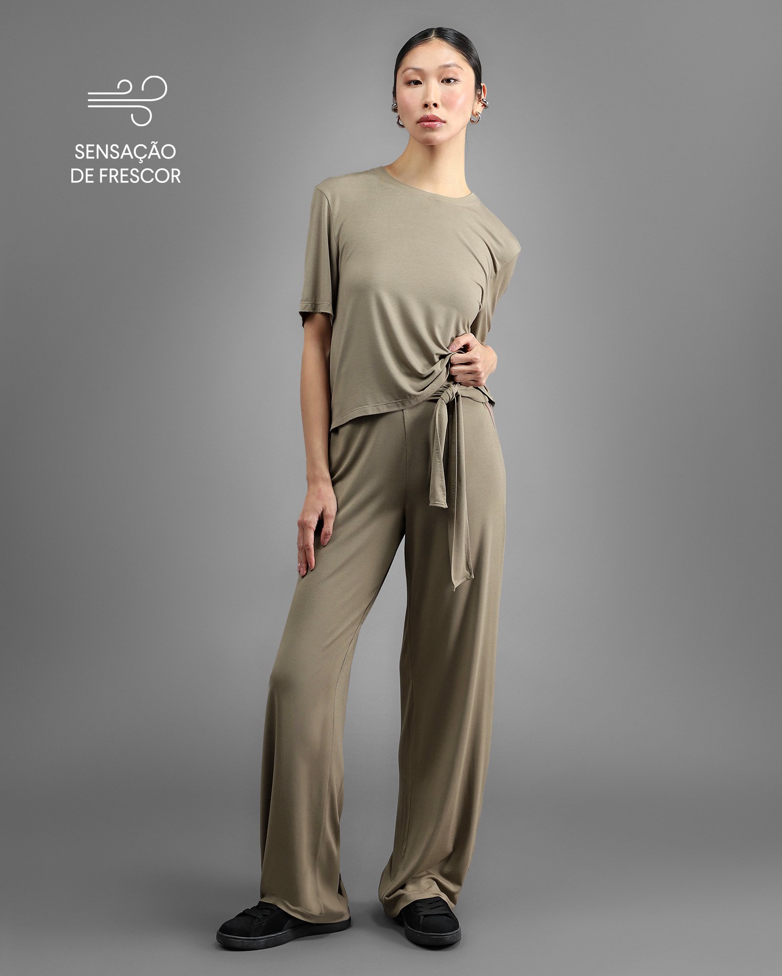 Calça feminina Tech UltraFresh - Verde Musgo