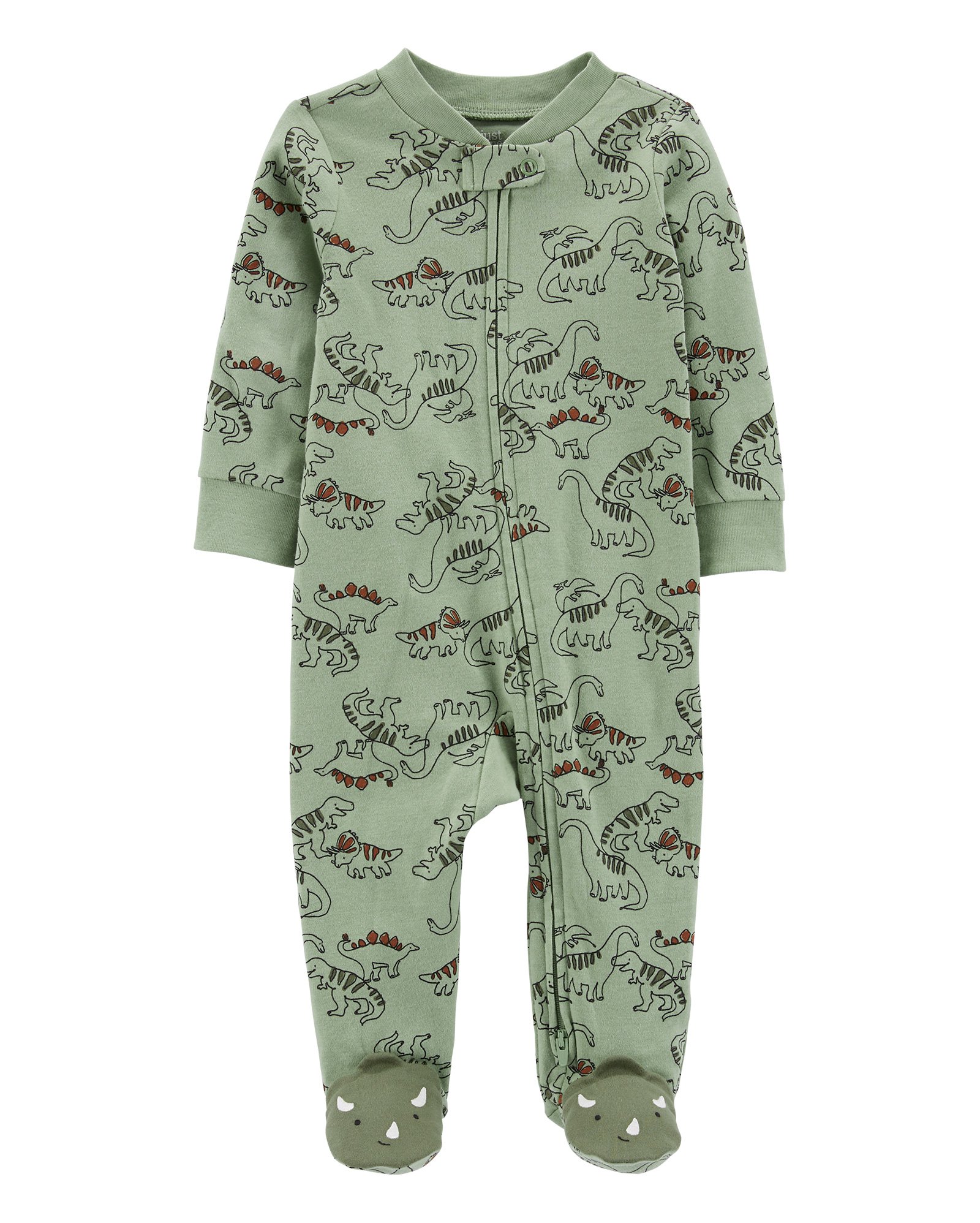 Macacão bebê com pezinho dinossauro verde | Carter's