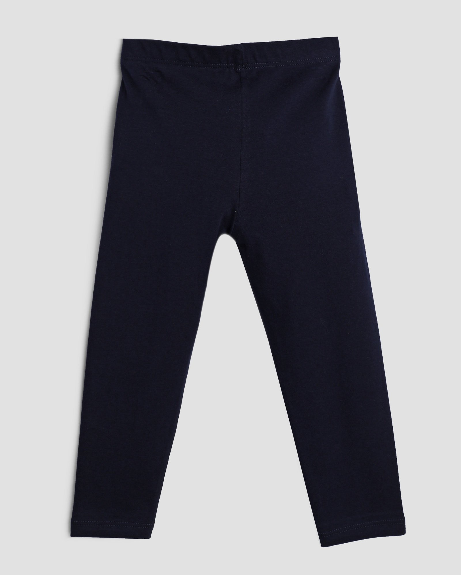 Calça legging infantil de malha básica 1-4A azul | Pool Kids