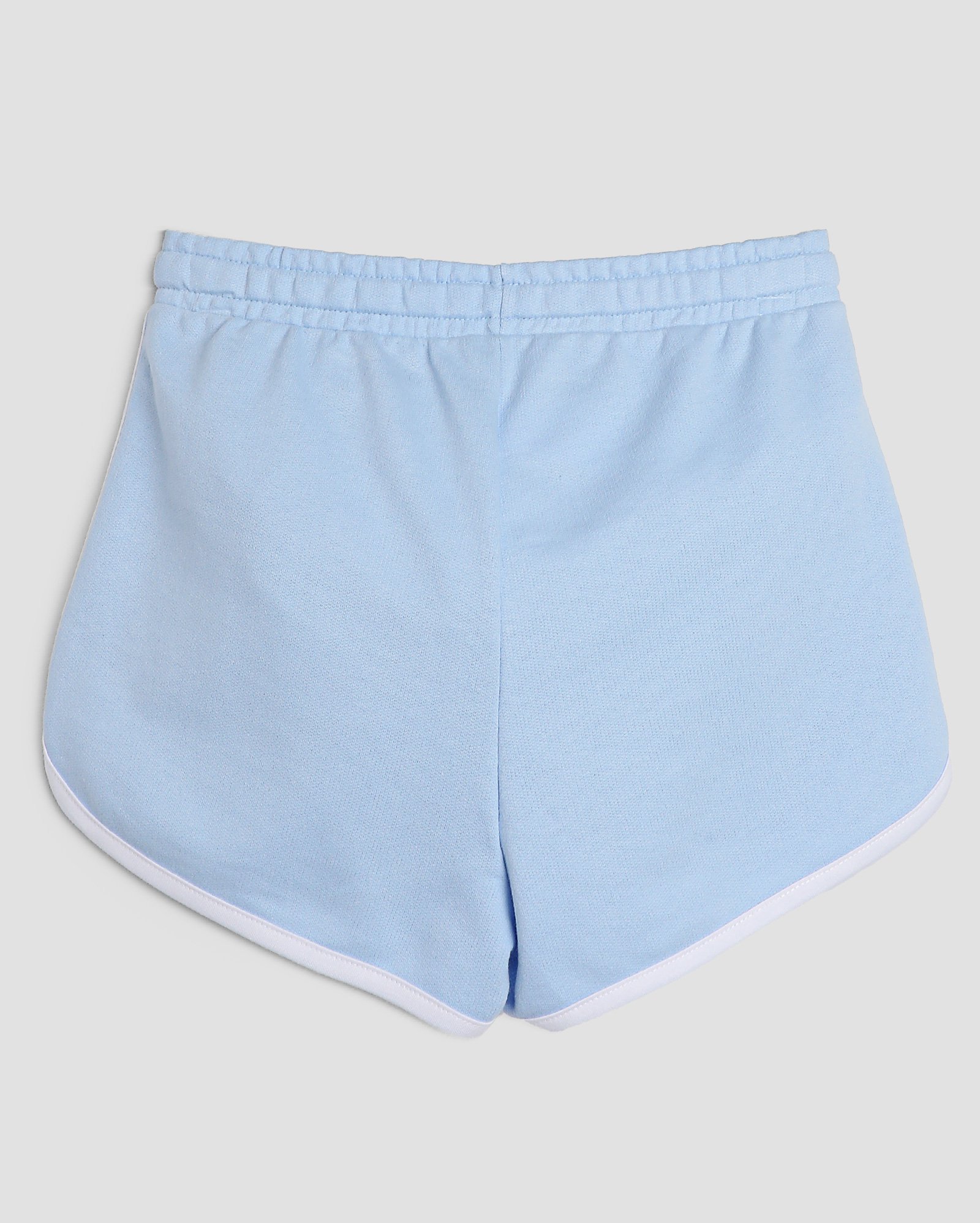 Short de moletom juvenil cós elástico e cordão - Azul Claro | Pool