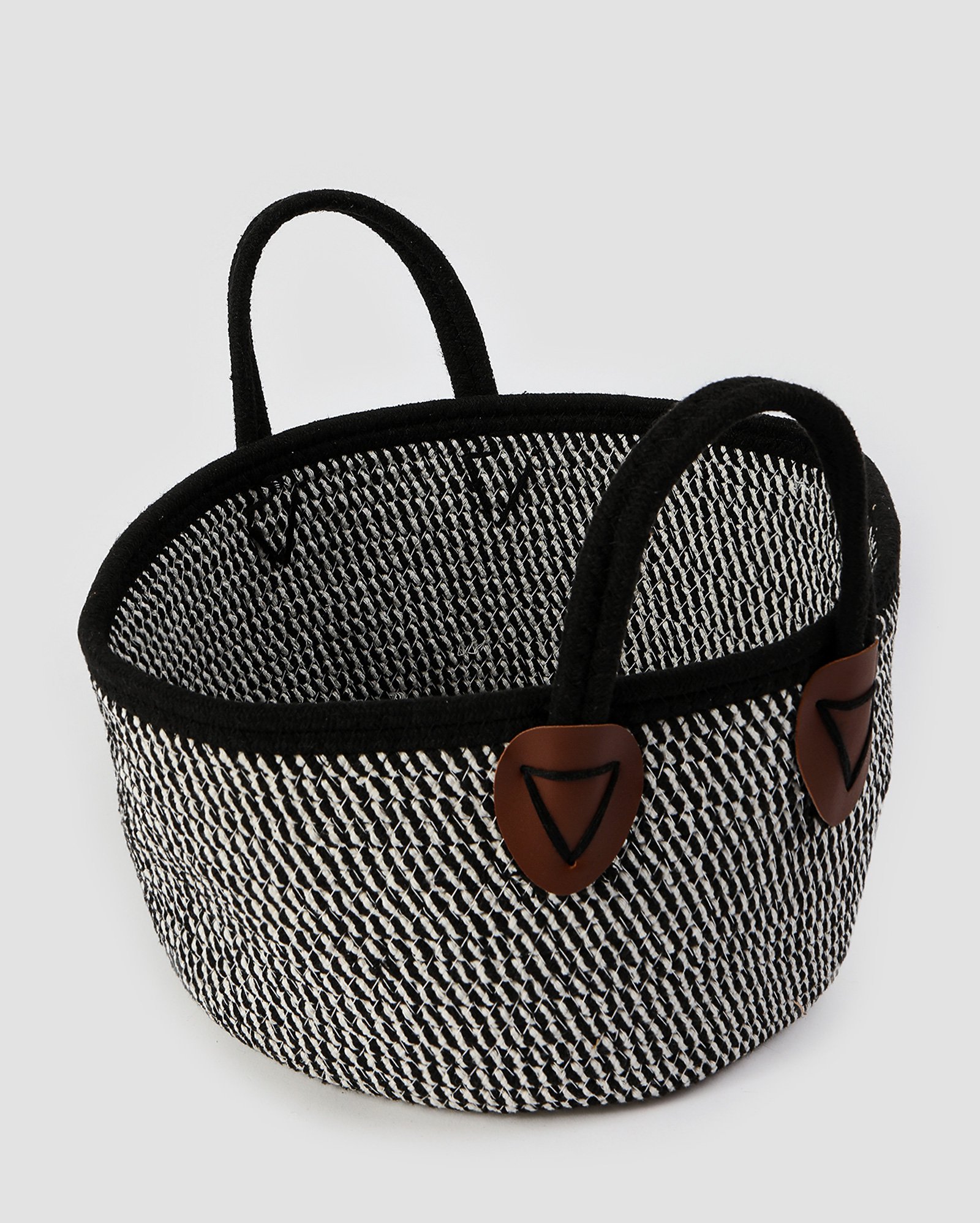Cesto organizador de algodão P Betânia 17x30cm multicor | Casa Riachuelo