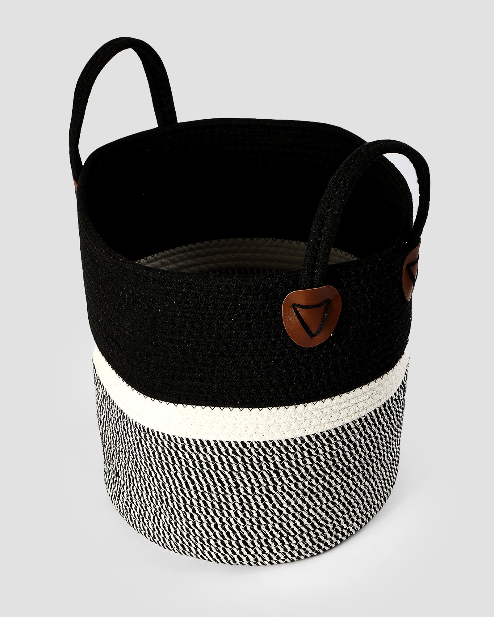 Cesto organizador de algodão M Betânia 32x30cm multicor | Casa Riachuelo