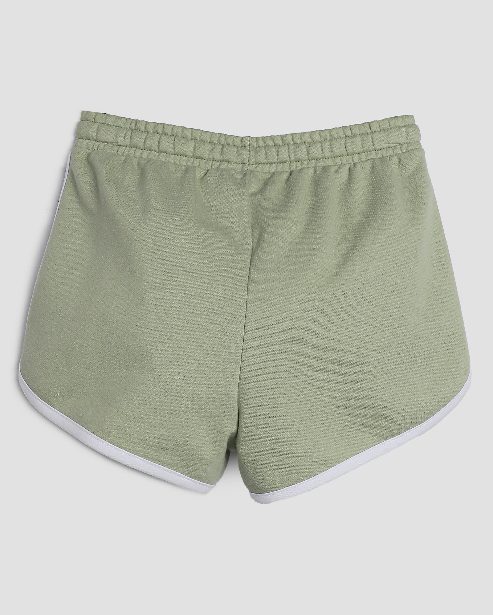 Short de moletom juvenil cós elástico e cordão - Verde Claro | Pool