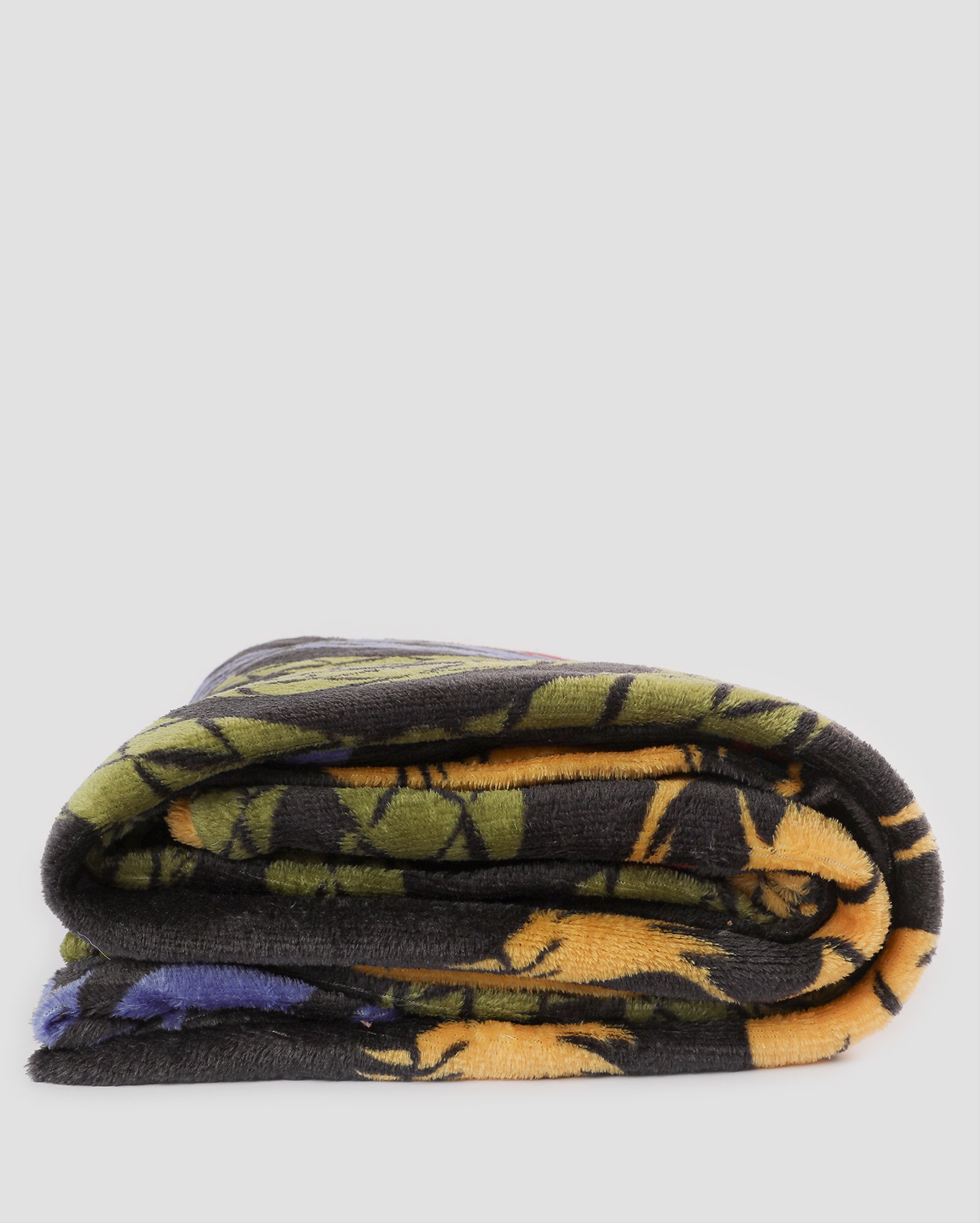 Manta solteiro fleece de microfibra logo casas Harry Potter multicor | Casa Riachuelo