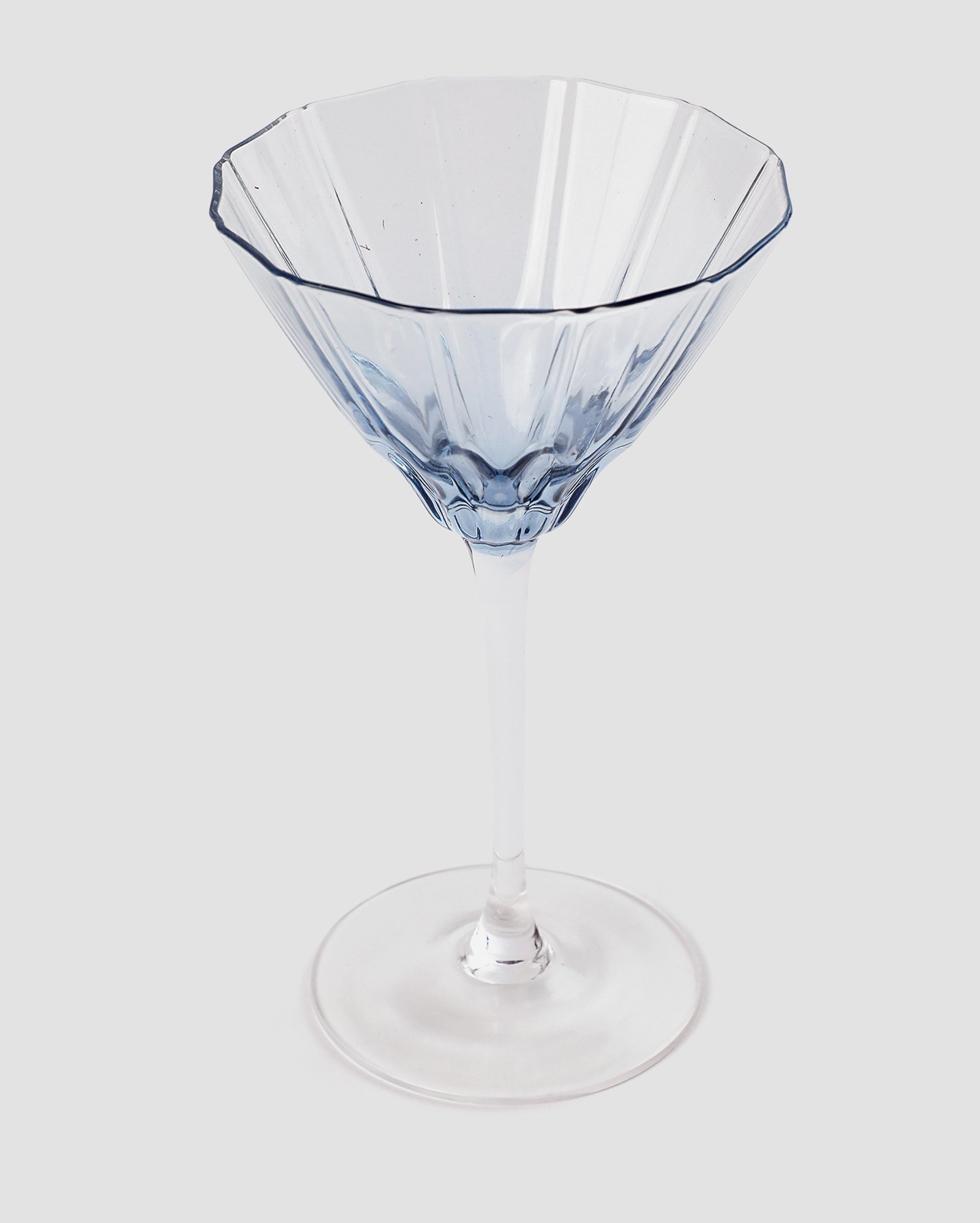 Taça de martini Francesca em vidro 220ml azul | Casa Riachuelo