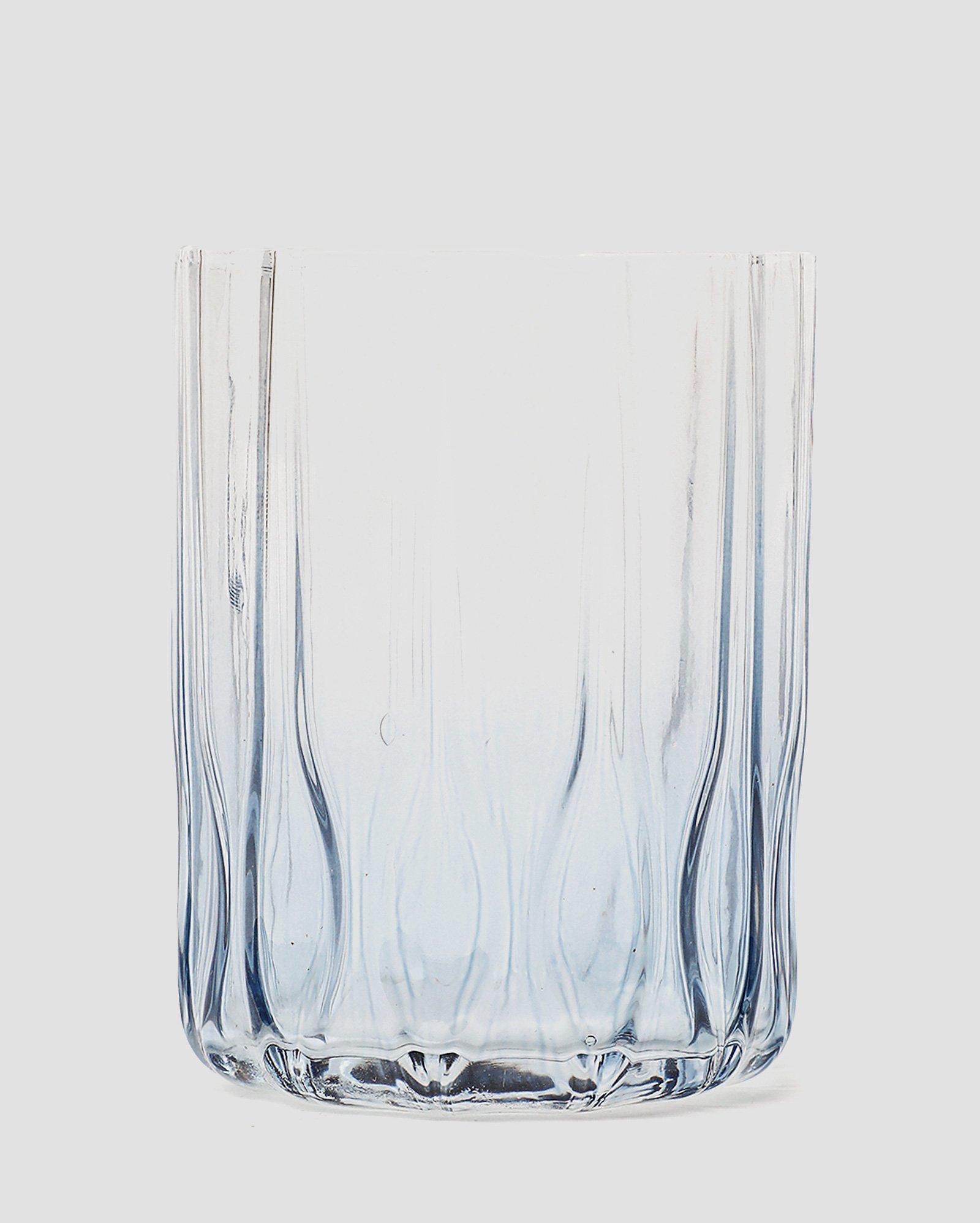 Copo baixo de vidro Francesca 300ml azul | Casa Riachuelo