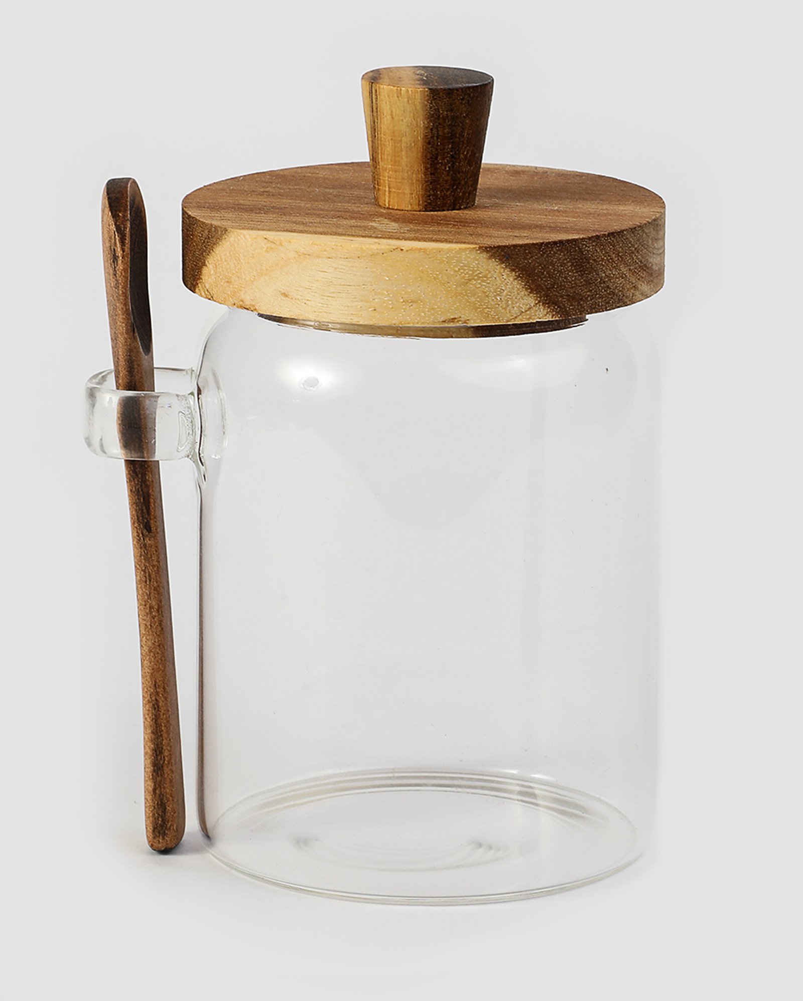 Porta condimento redondo com colher Classic 15cm bege | Casa Riachuelo