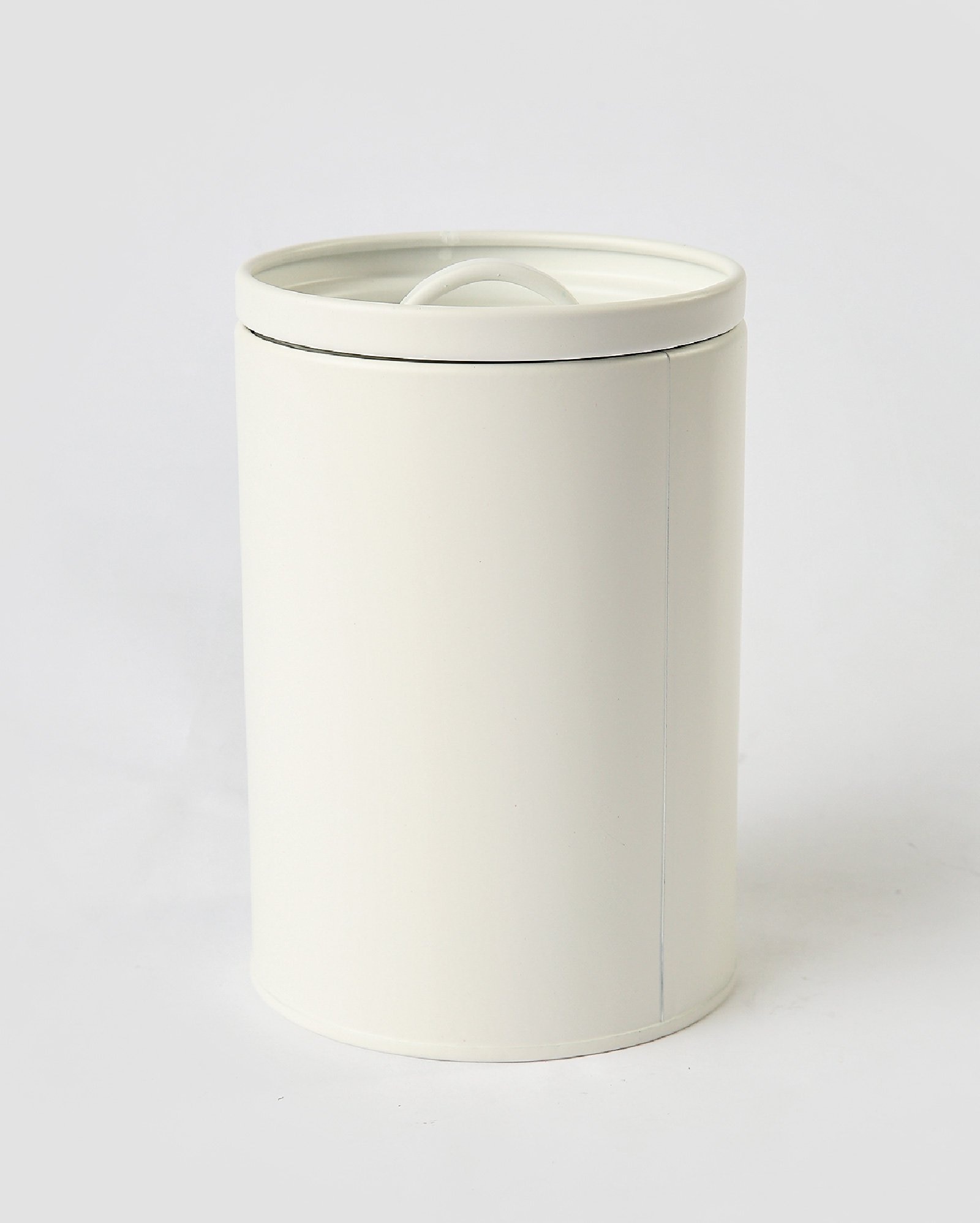 Lata de açúcar redonda vintage 17x11cm branca | Casa Riachuelo