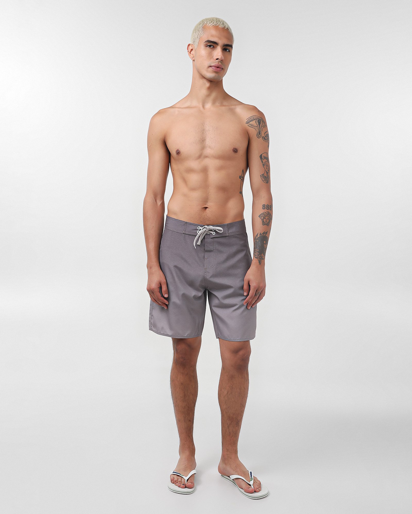 Bermuda surf masculina degradê cinza | Pool