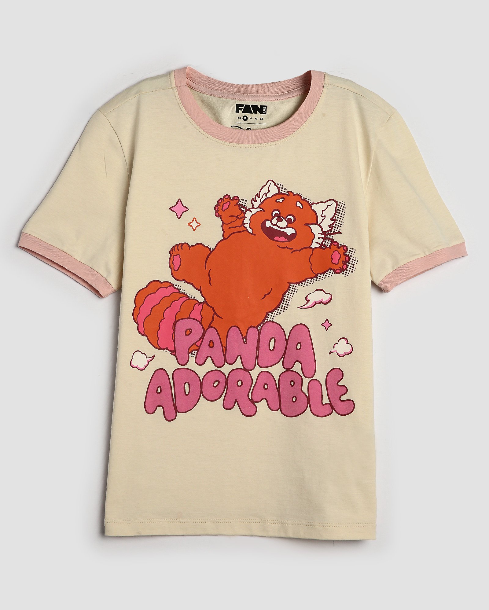 Camiseta feminina Disney panda Red bege | FANLAB