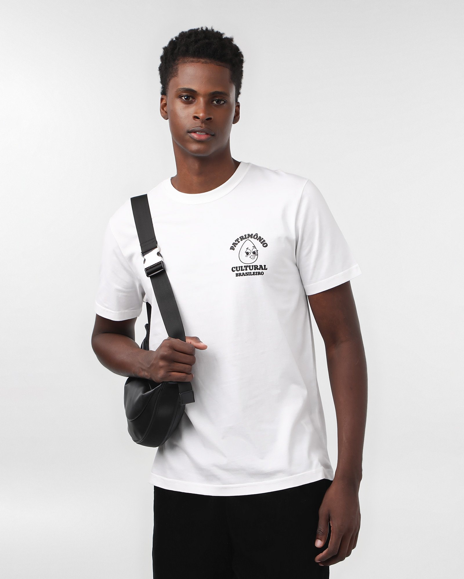 Camiseta masculina regular coxinha branca | FANLAB — foto 5