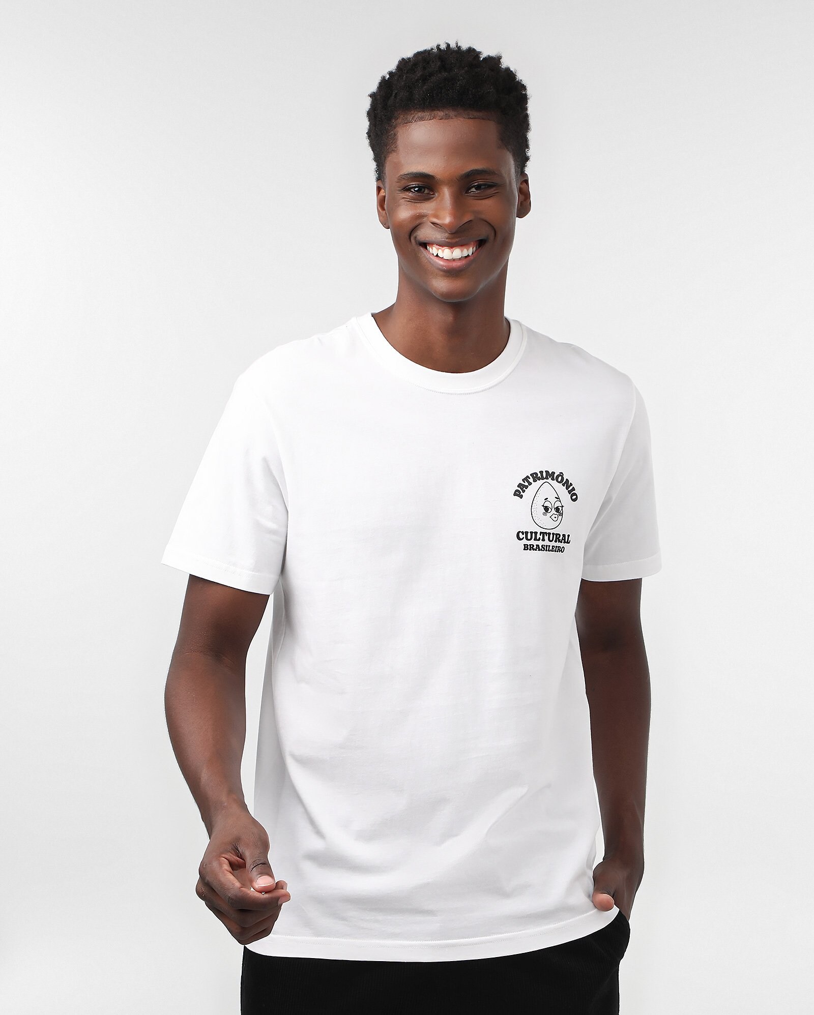 Camiseta masculina regular coxinha branca | FANLAB — foto 2