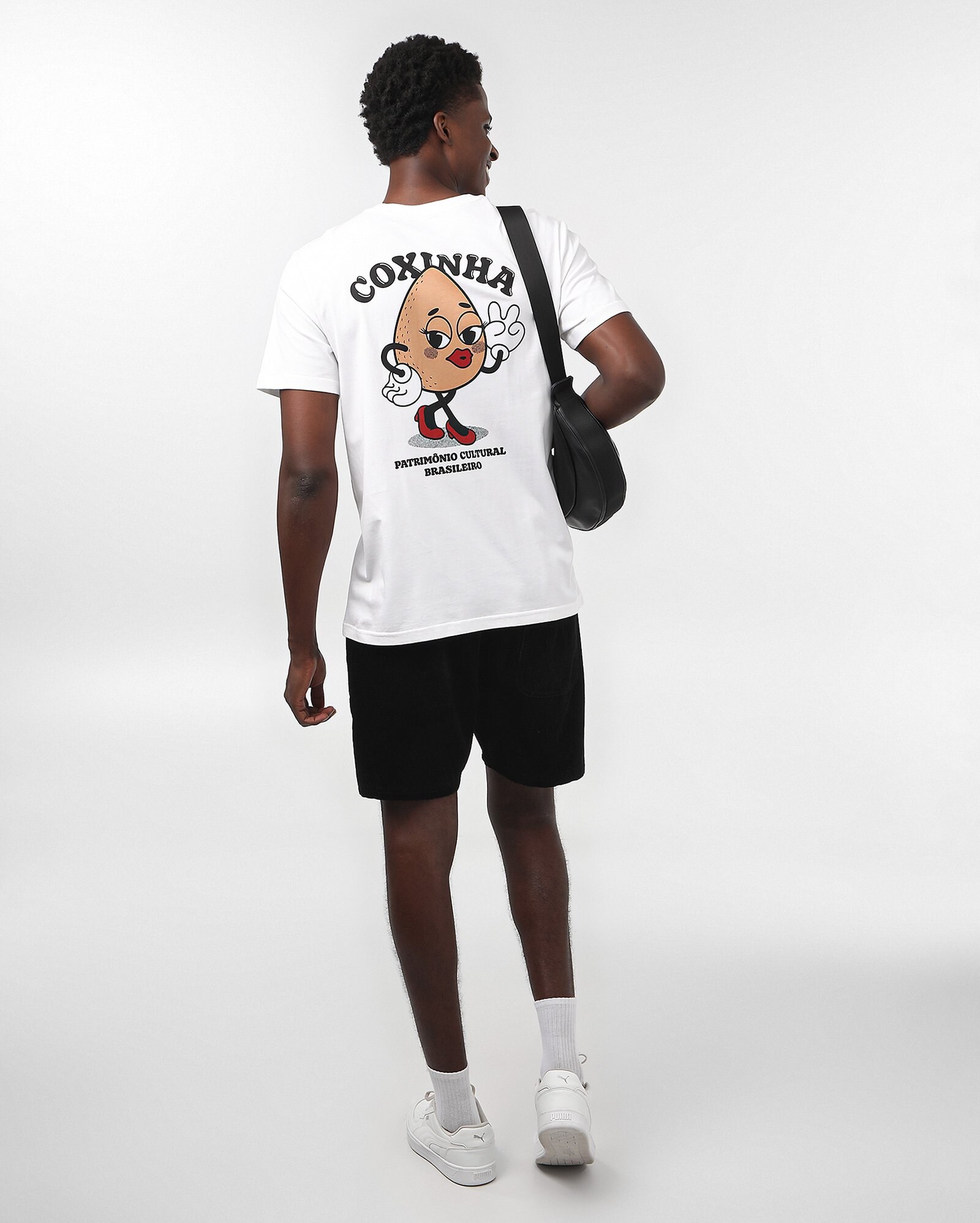 Camiseta masculina regular coxinha branca | FANLAB — foto 3