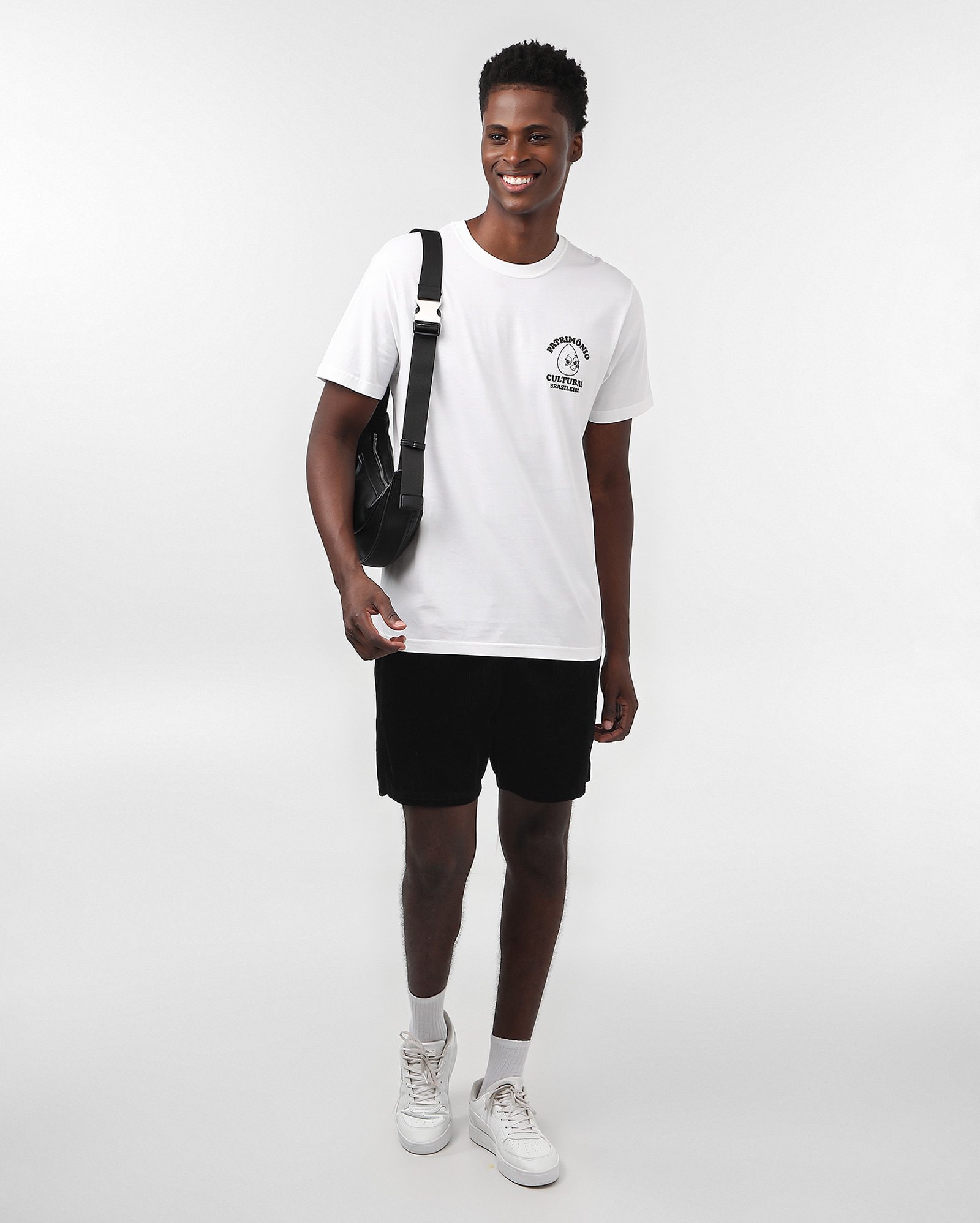 Camiseta masculina regular coxinha branca | FANLAB — foto 4