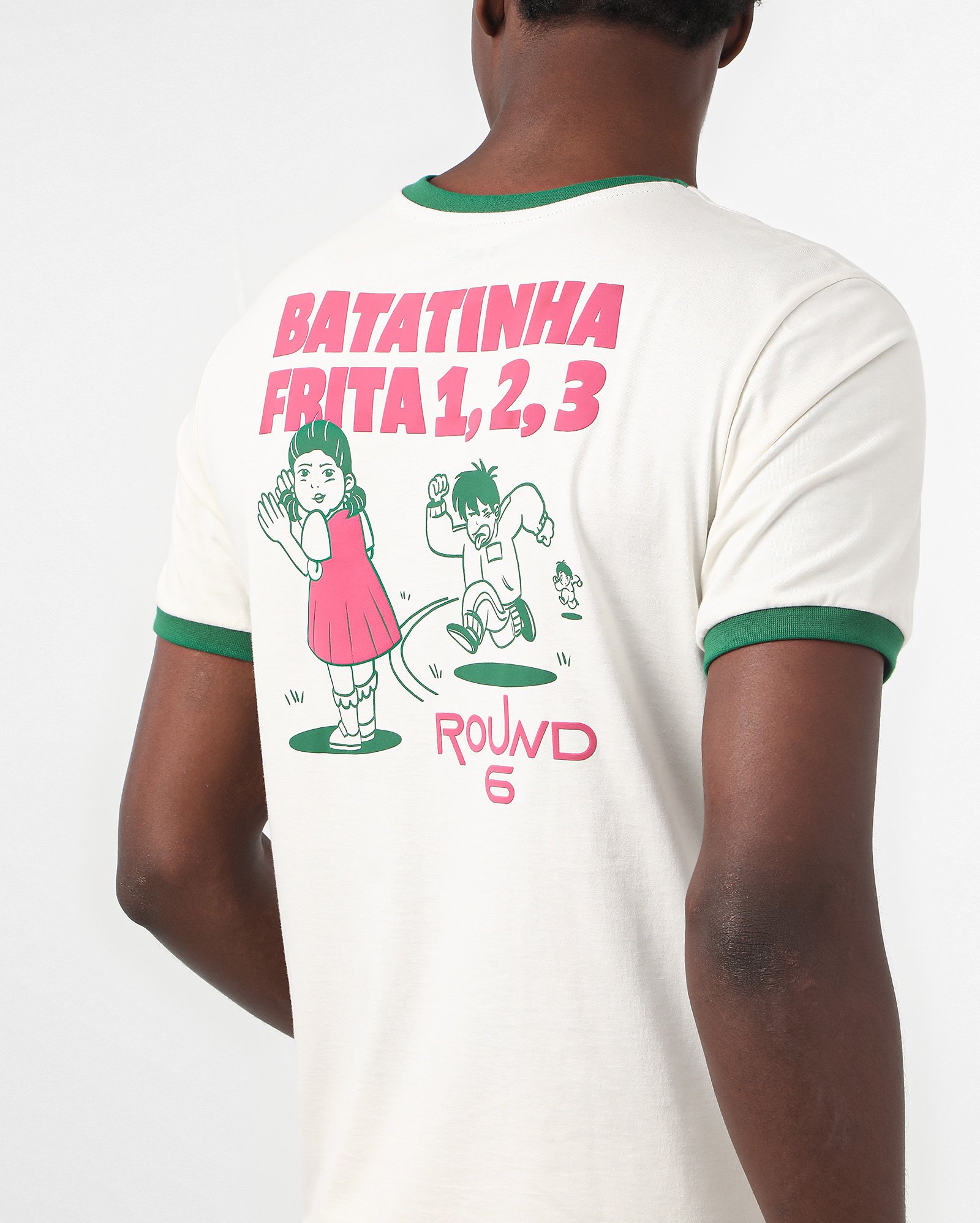 Camiseta masculina Netflix Round 6 bege | FANLAB — foto 7