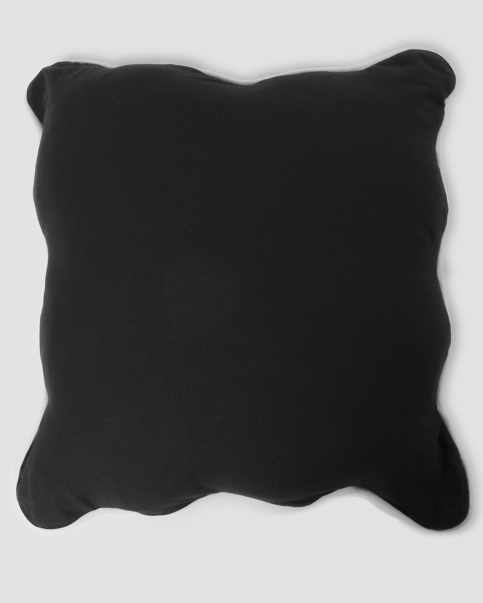 Almofada Lizzie ondas 45x45cm preta | Casa Riachuelo