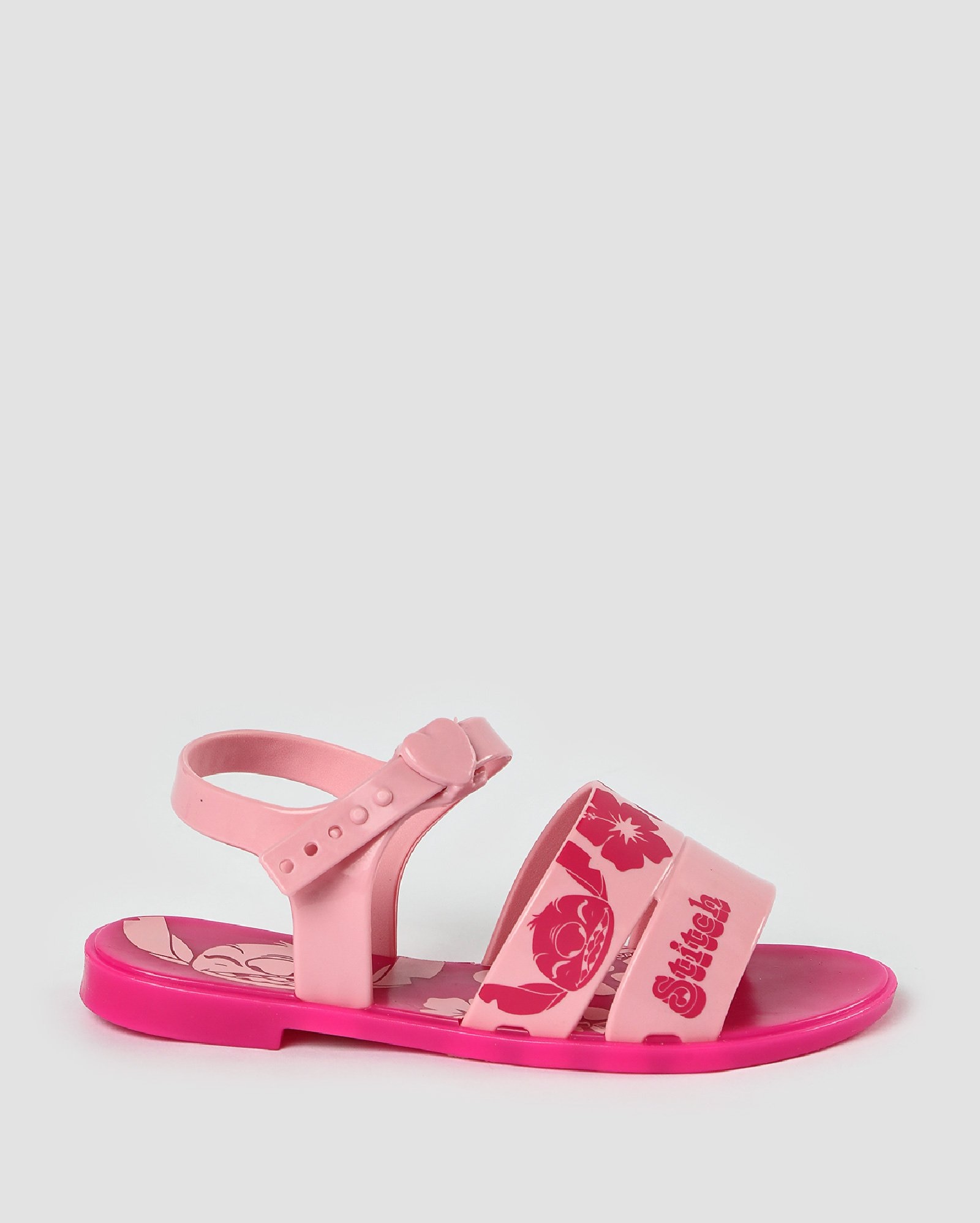 Sandália papete infantil Stitch time rosa | Grendene