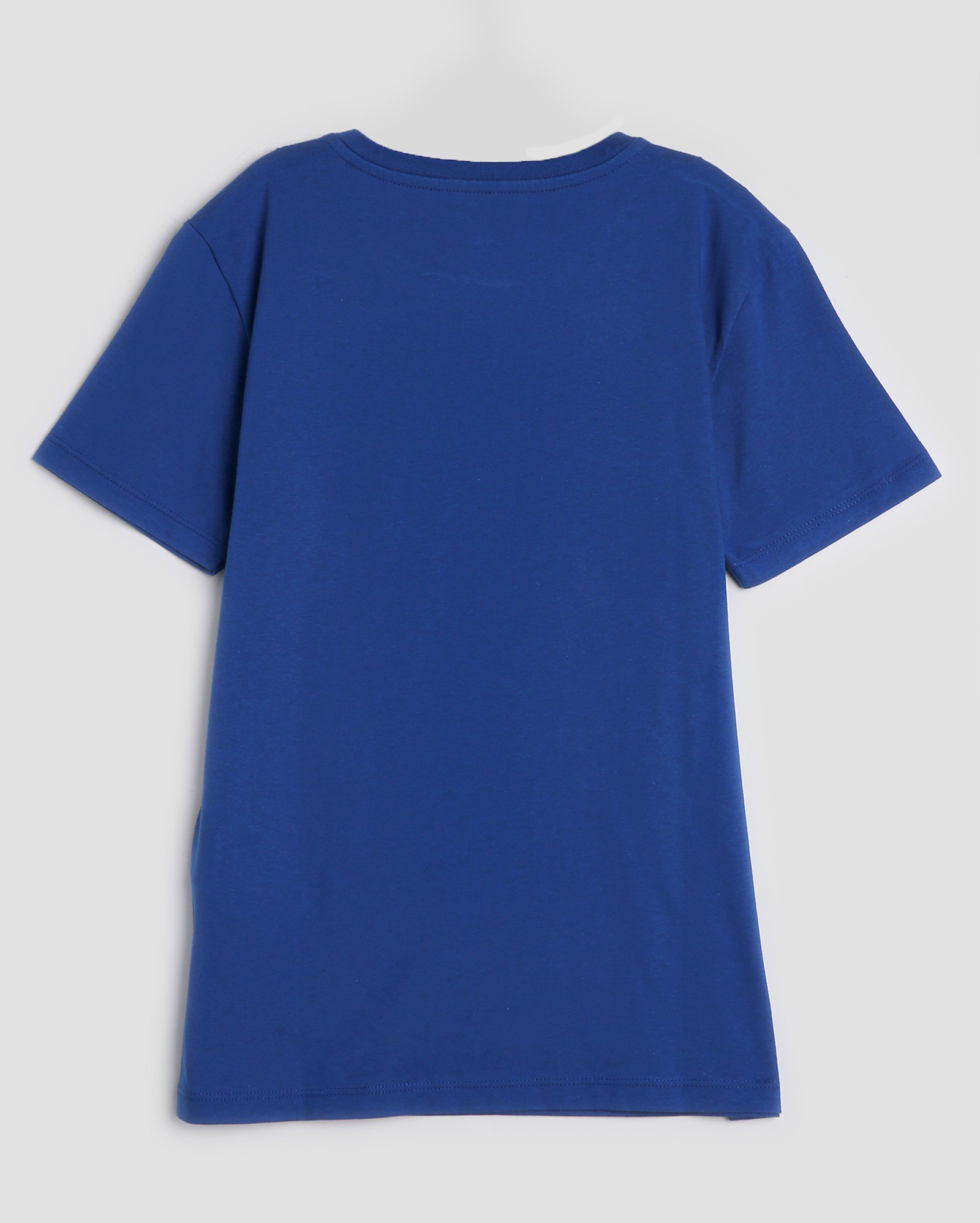 Camiseta juvenil futebol Barcelona em lettering azul