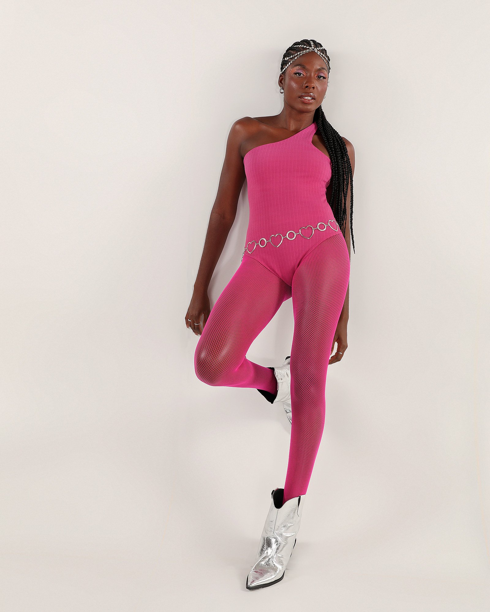 Body feminino canelado um ombro só rosa | Pool — foto 5