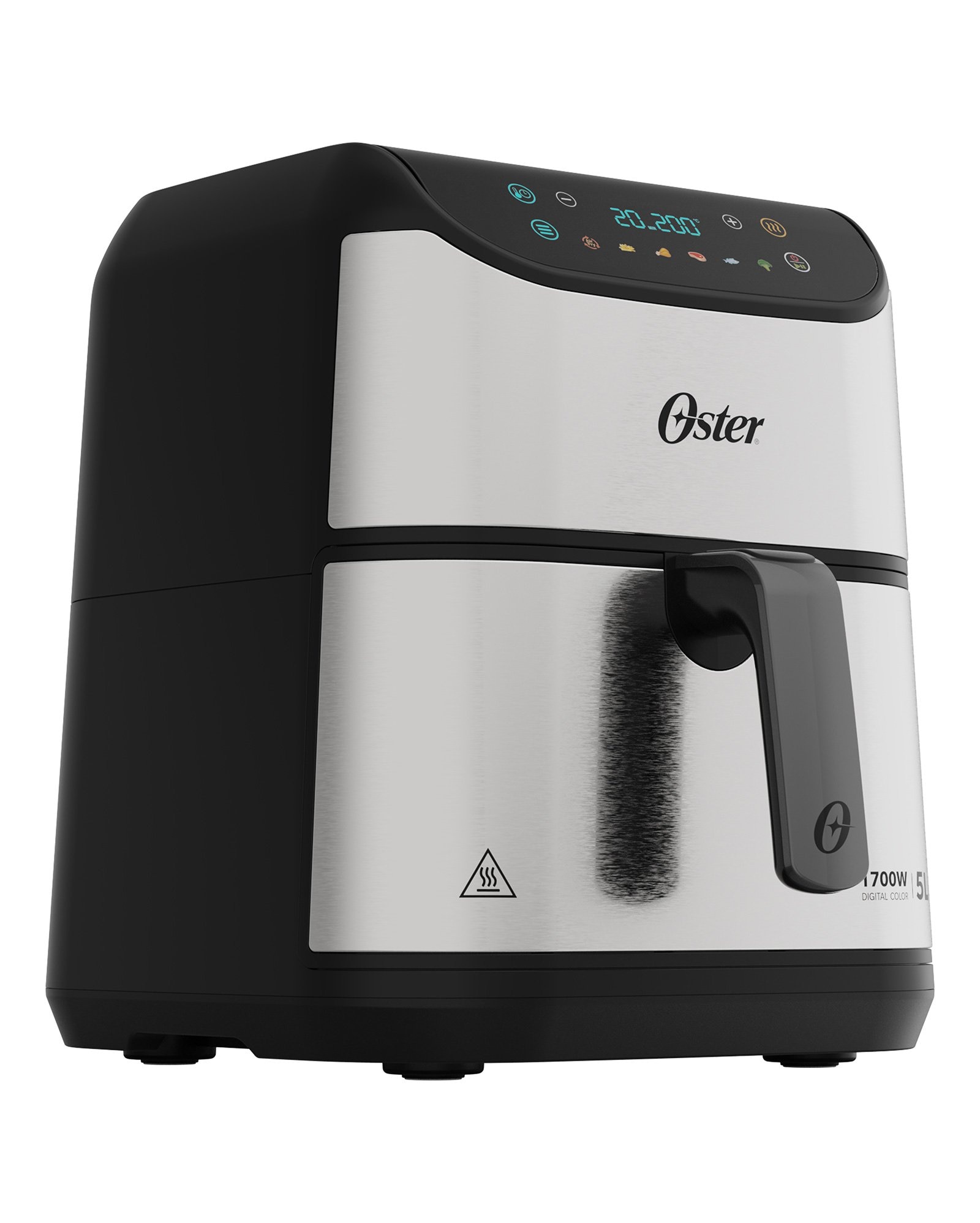 Fritadeira de inox digital OFRT930 prata | Oster