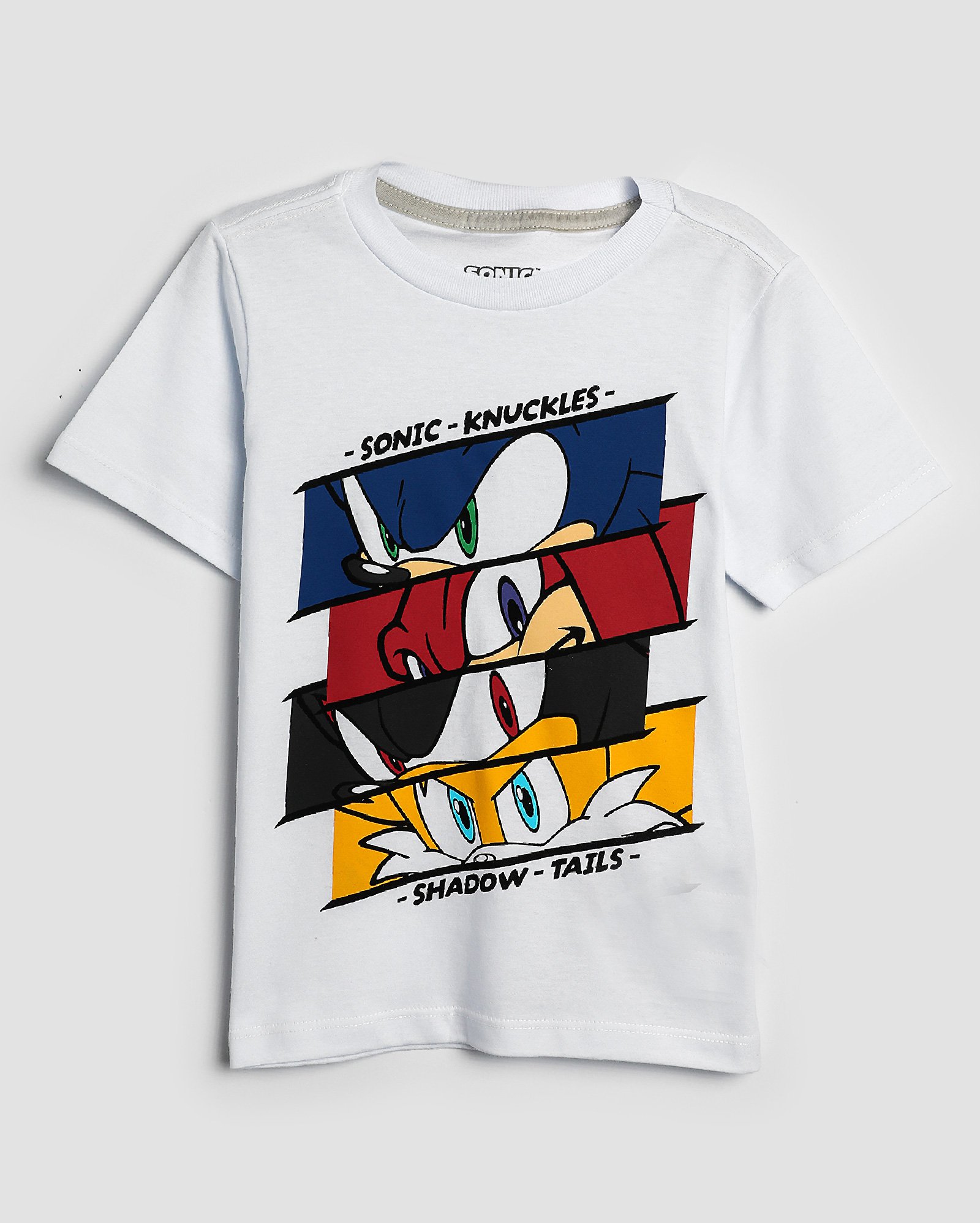 Camiseta infantil Sonic e amigos 4-10A branca | SEGA