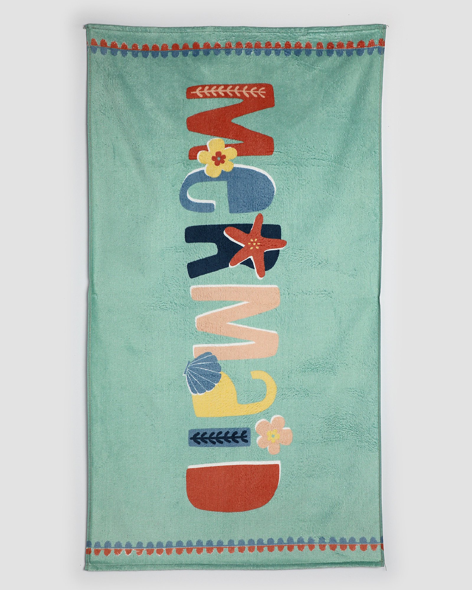 Toalha de banho infantil velour mermaid verde | Casa Riachuelo