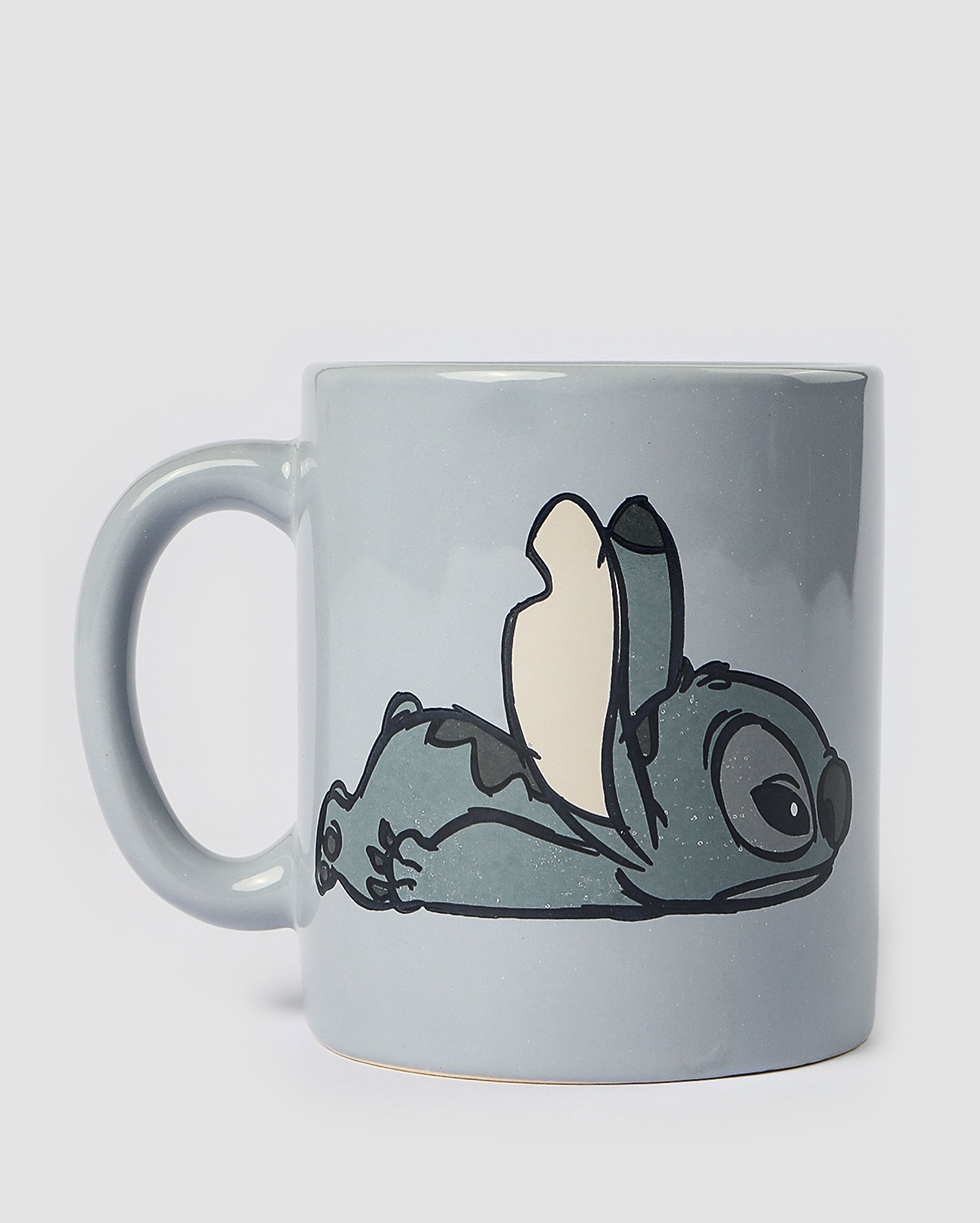 Caneca de cerâmica I need a weekend Stitch 370ml azul | Casa Riachuelo