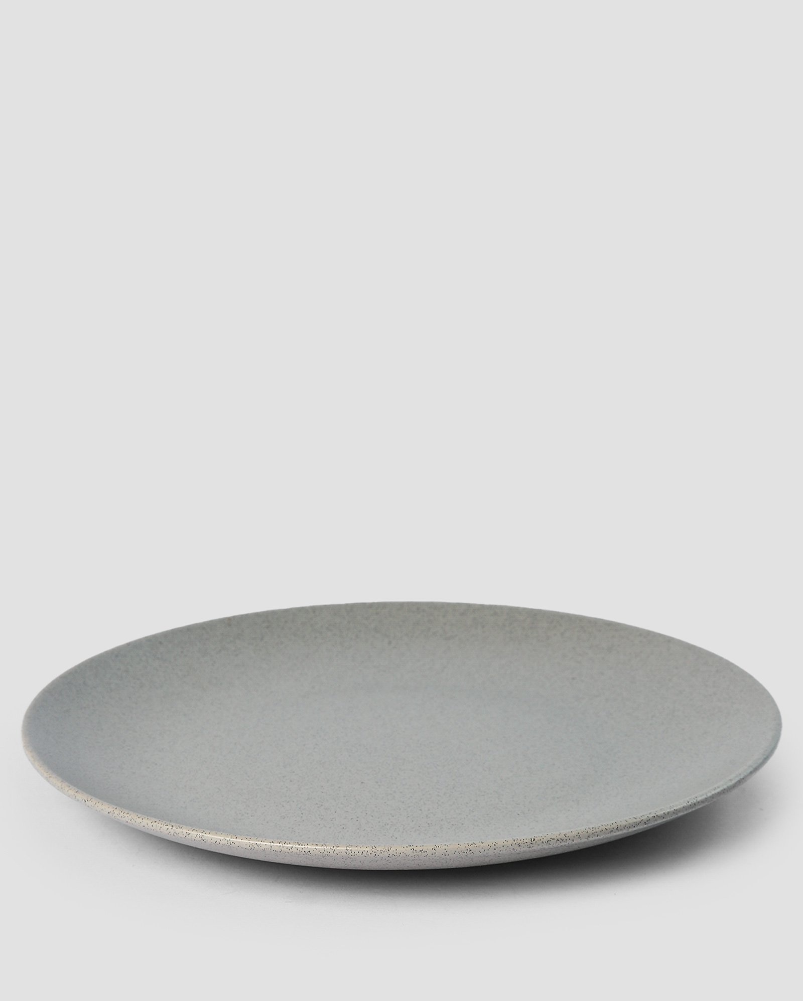 Prato raso cerâmica Granu 27cm cinza | Casa Riachuelo