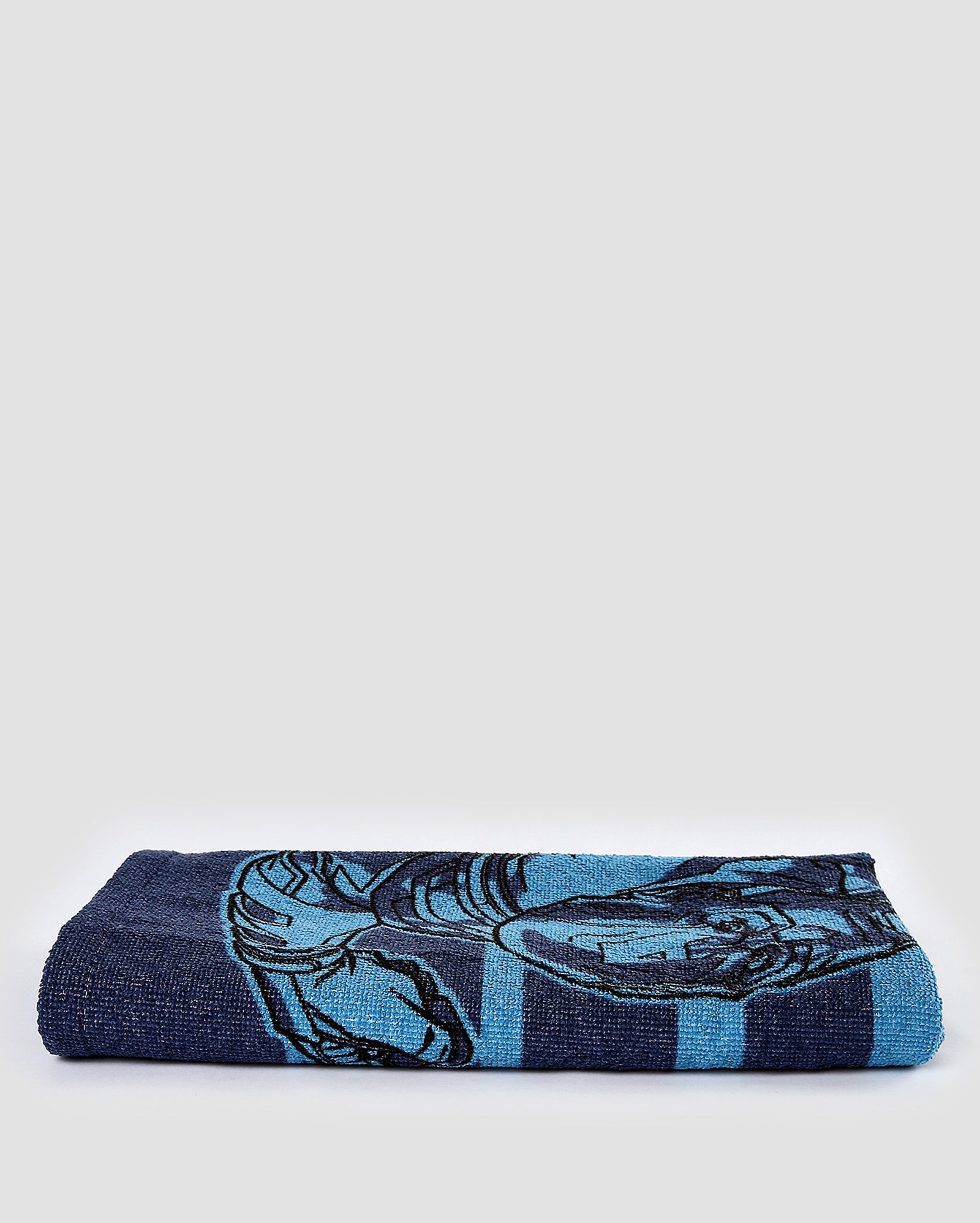 Toalha de banho infantil velour Vingadores Capitão América azul | Casa Riachuelo