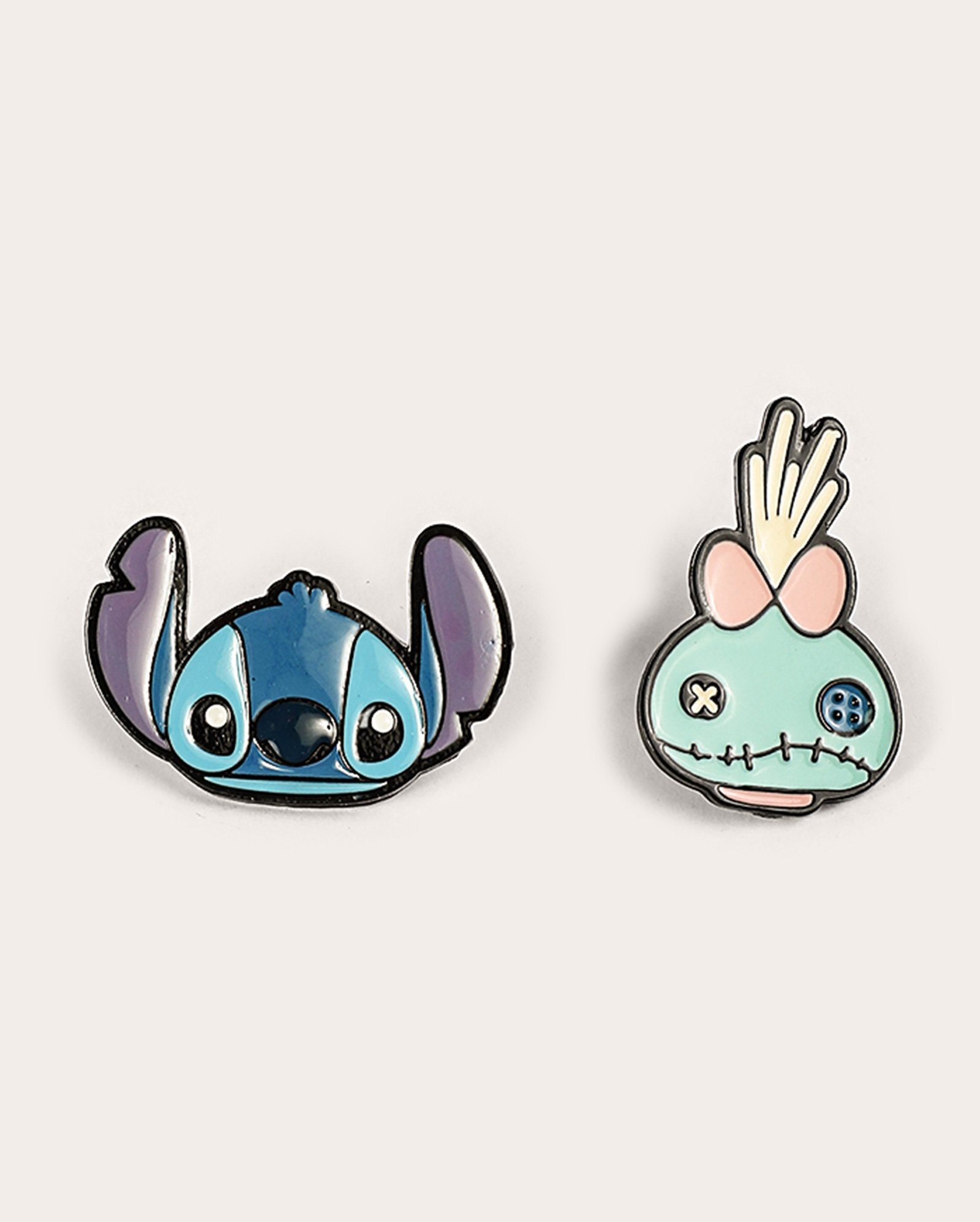 Kit pin 2 peças Stitch e Xepa multicor | FANLAB