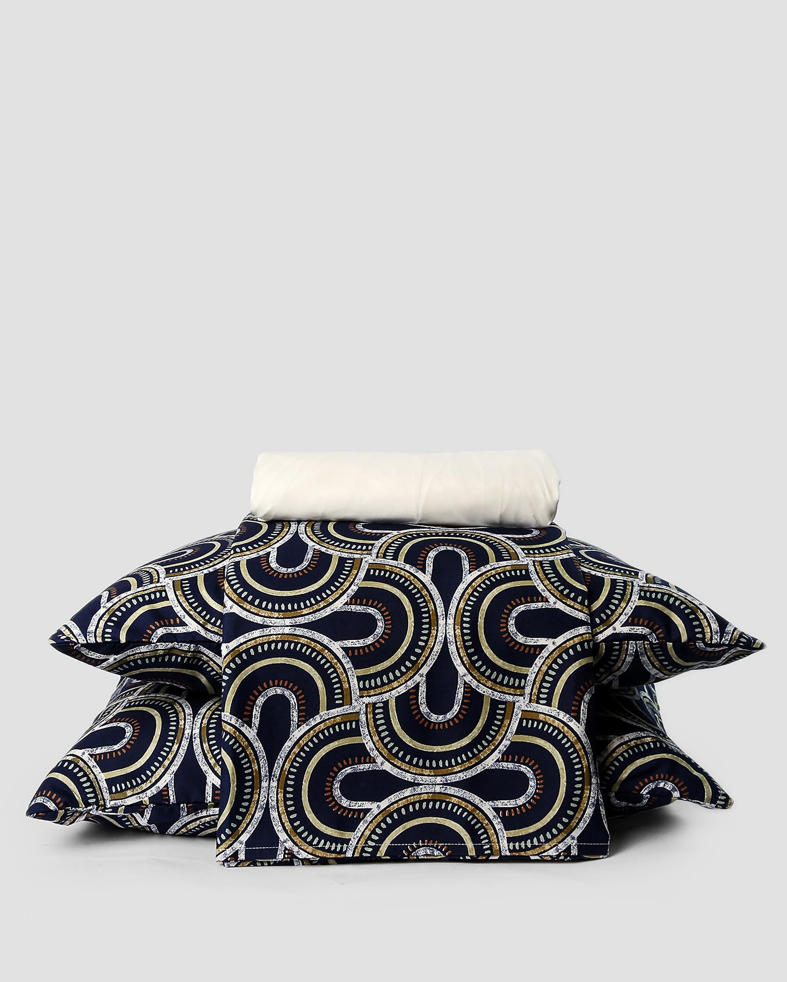 Jogo de cama soft touch Eva geométrico multicor - QUEEN Multicor | Casa Riachuelo