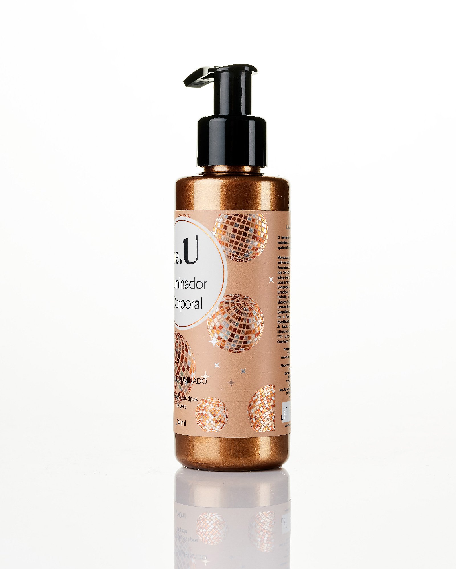 Gel iluminador corporal 140ml bronze iluminado | be.U by Riachuelo