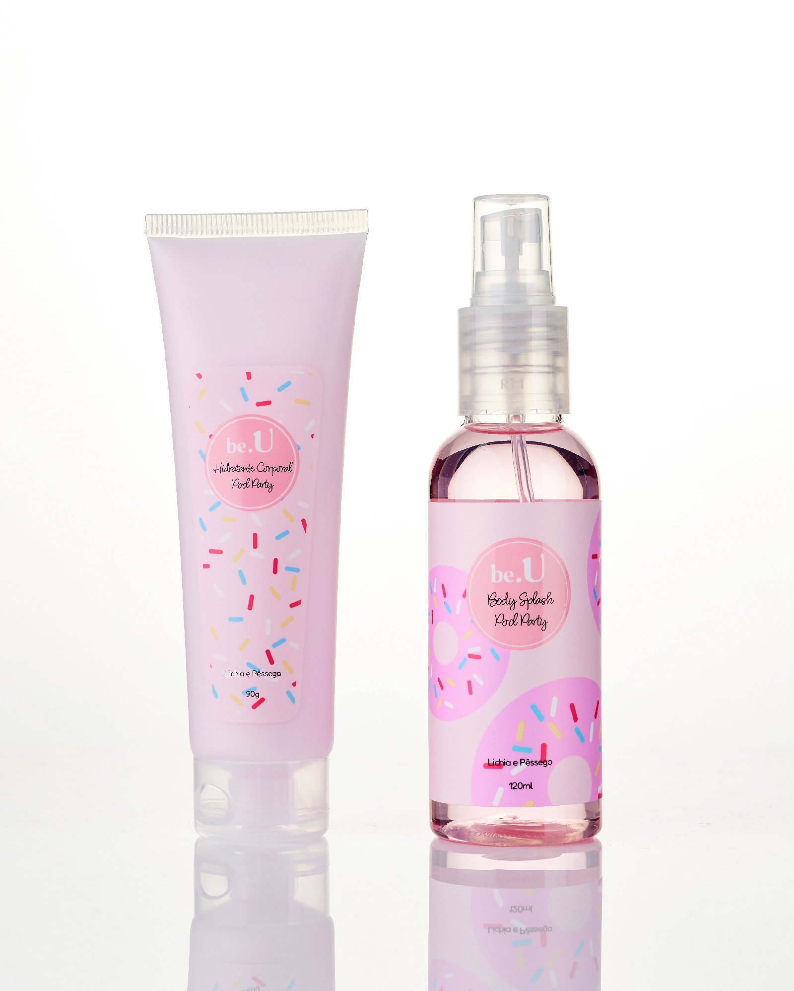 Kit hidratante corporal 90g + body splash 120ml Pool Party | be.U by Riachuelo