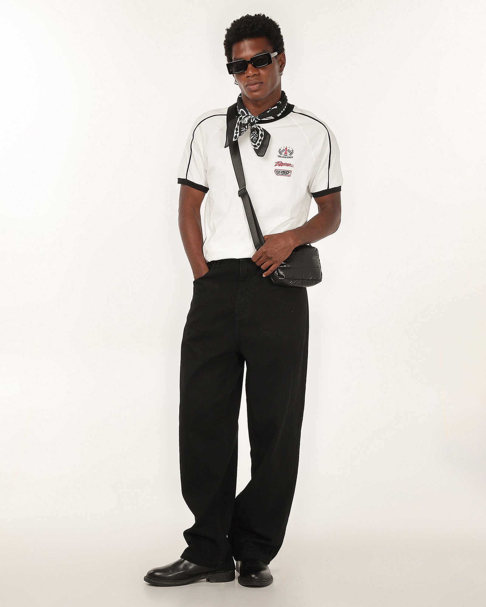 Calça jeans masculina wide leg - Sarja Black | Pool Jeans