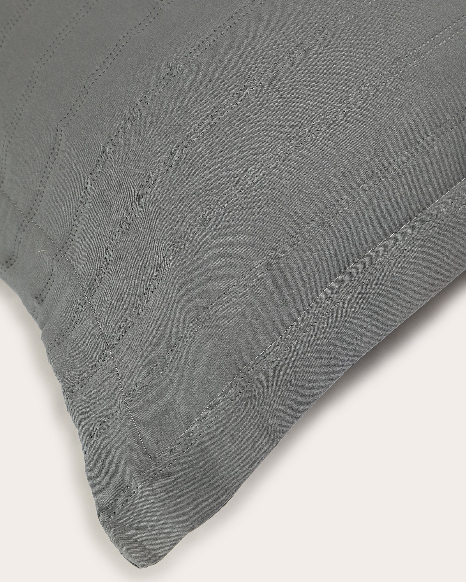 Kit colcha solteiro 2 peças Design Washed cinza | Casa Riachuelo