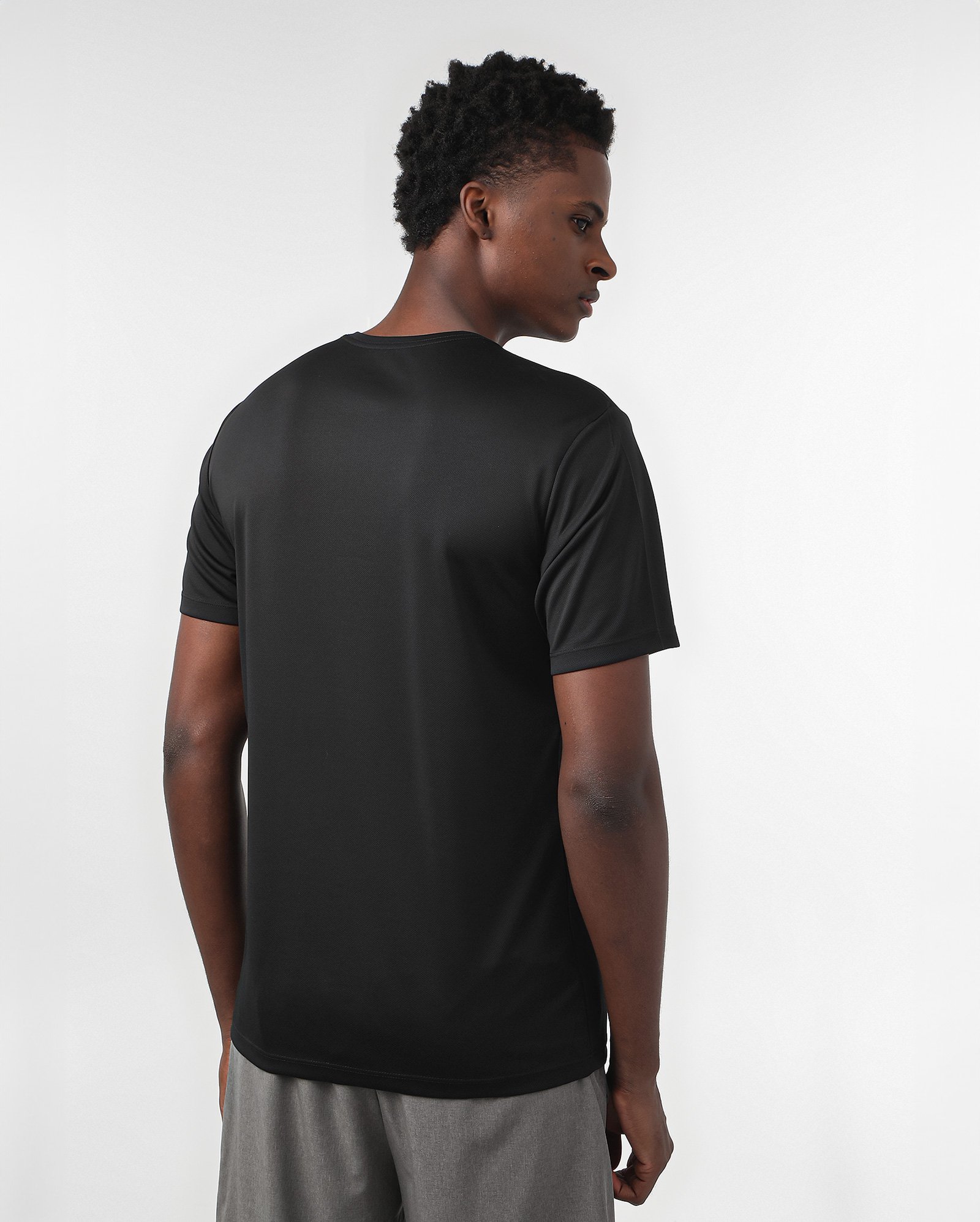 Camiseta masculina de treino challenge yourself preta | BodyWork by Riachuelo