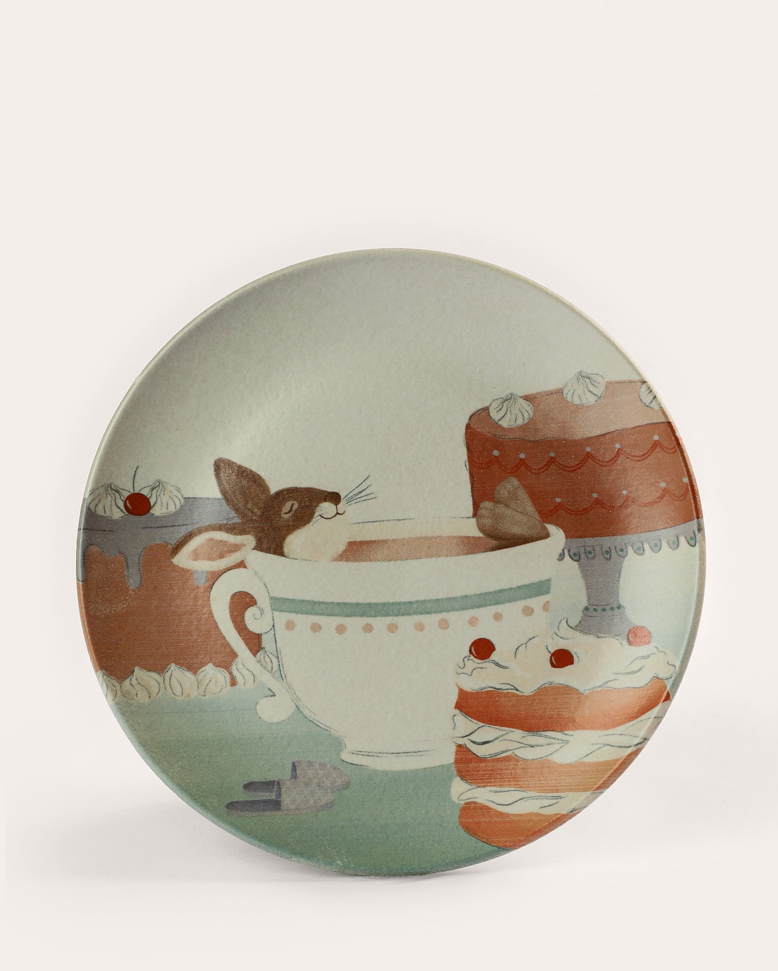 Prato de sobremesa coelho Zizi