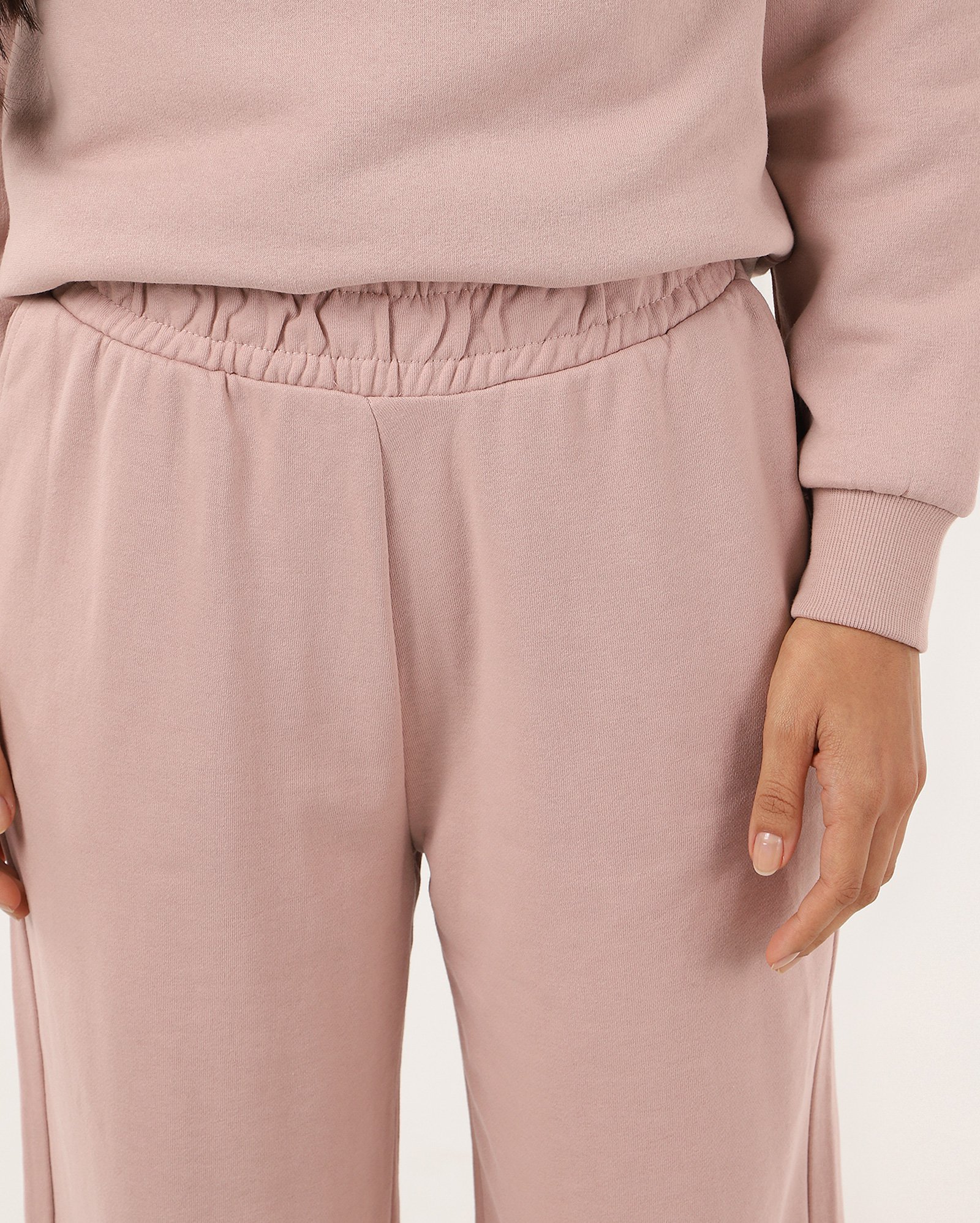 Calça de moletom feminina pantalona Bettina rosa | Pool Basics