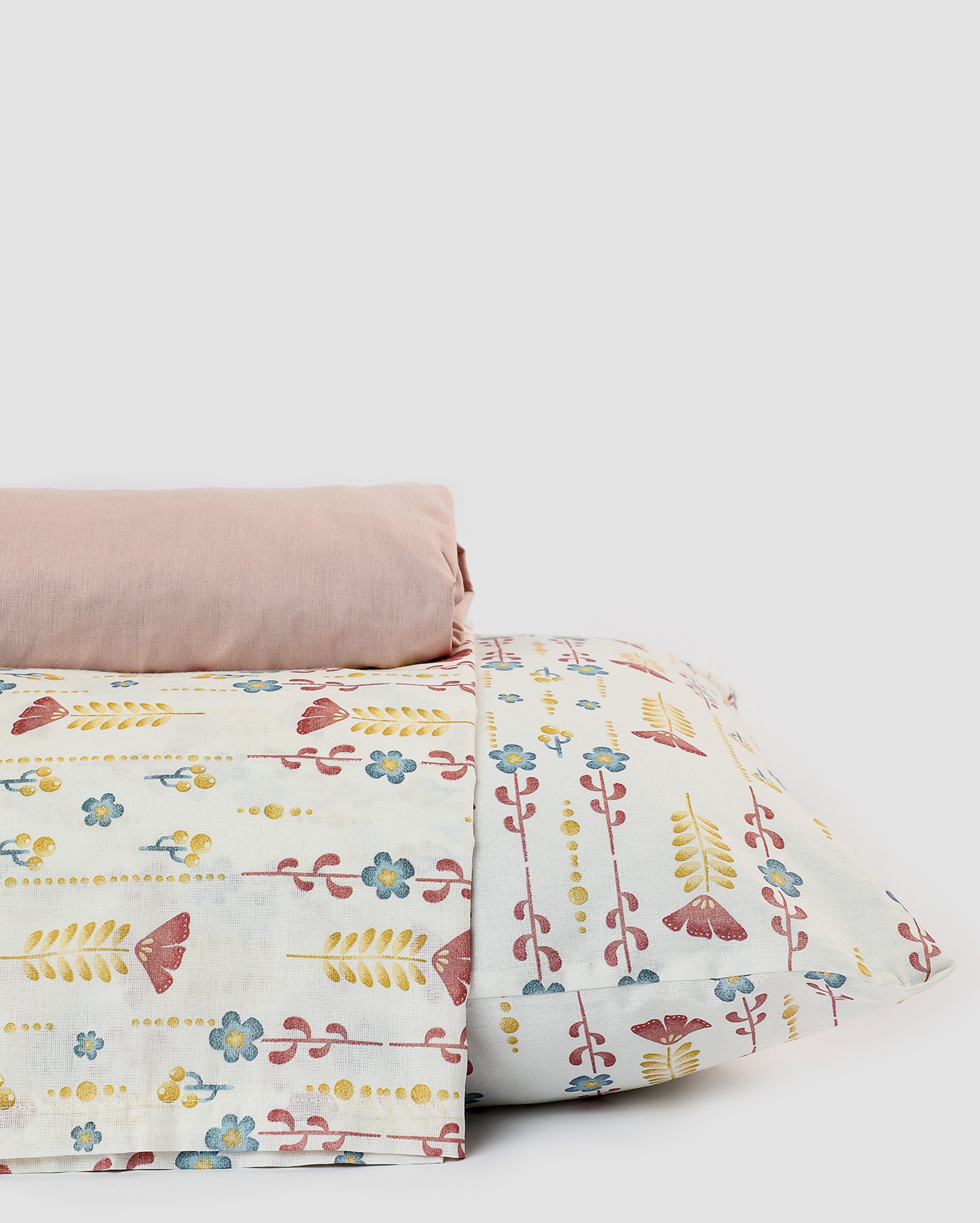 Jogo de cama solteiro 3 peças algodão mar de encantos branco | Casa Riachuelo