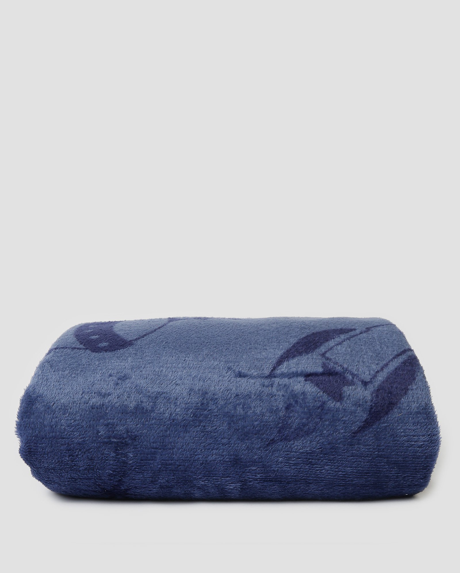 Manta solteiro flannel alien space azul | Casa Riachuelo