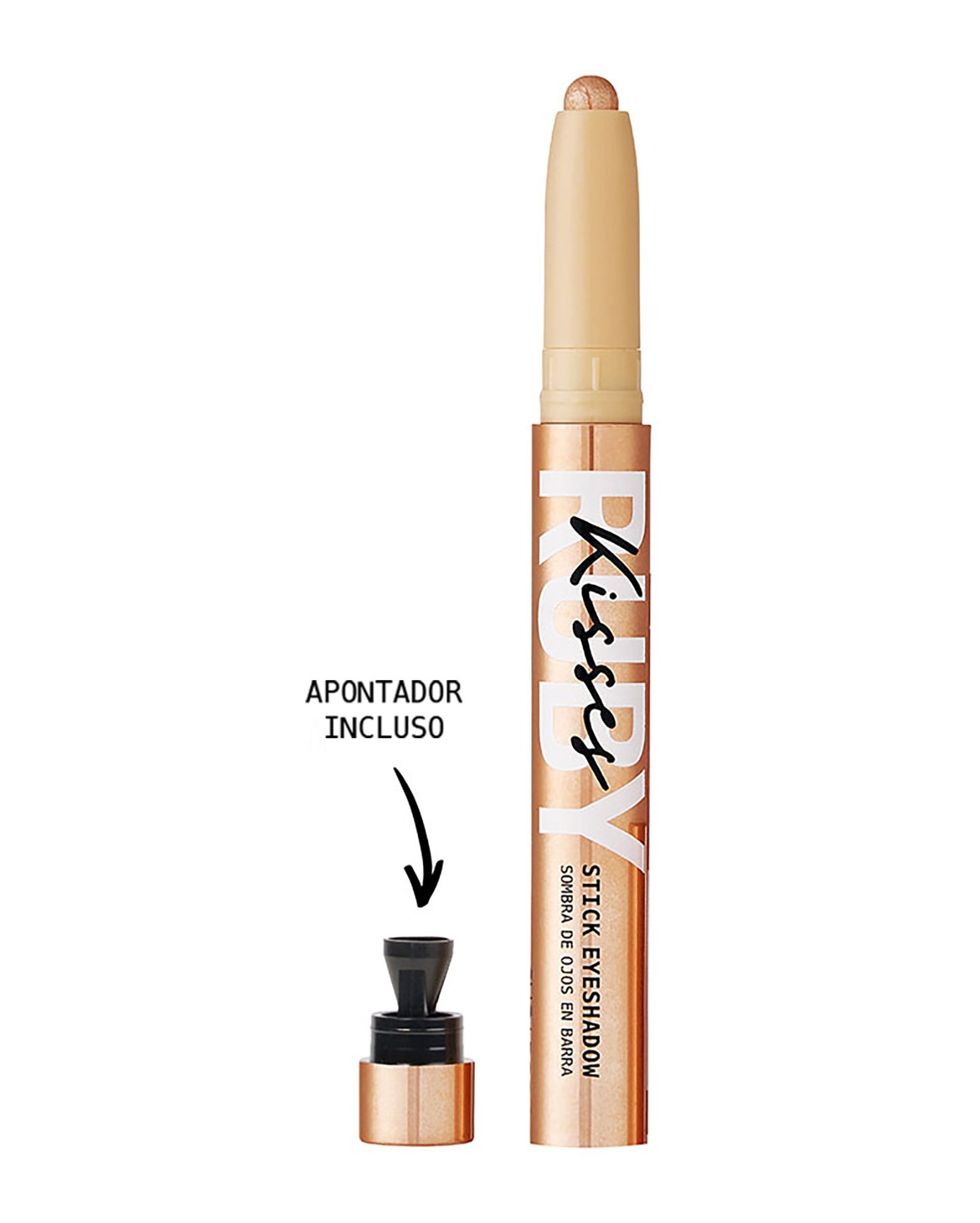 Sombra em stick Ruby Kisses Eyeshadow Pearl Glam 1,4g | Kiss New York