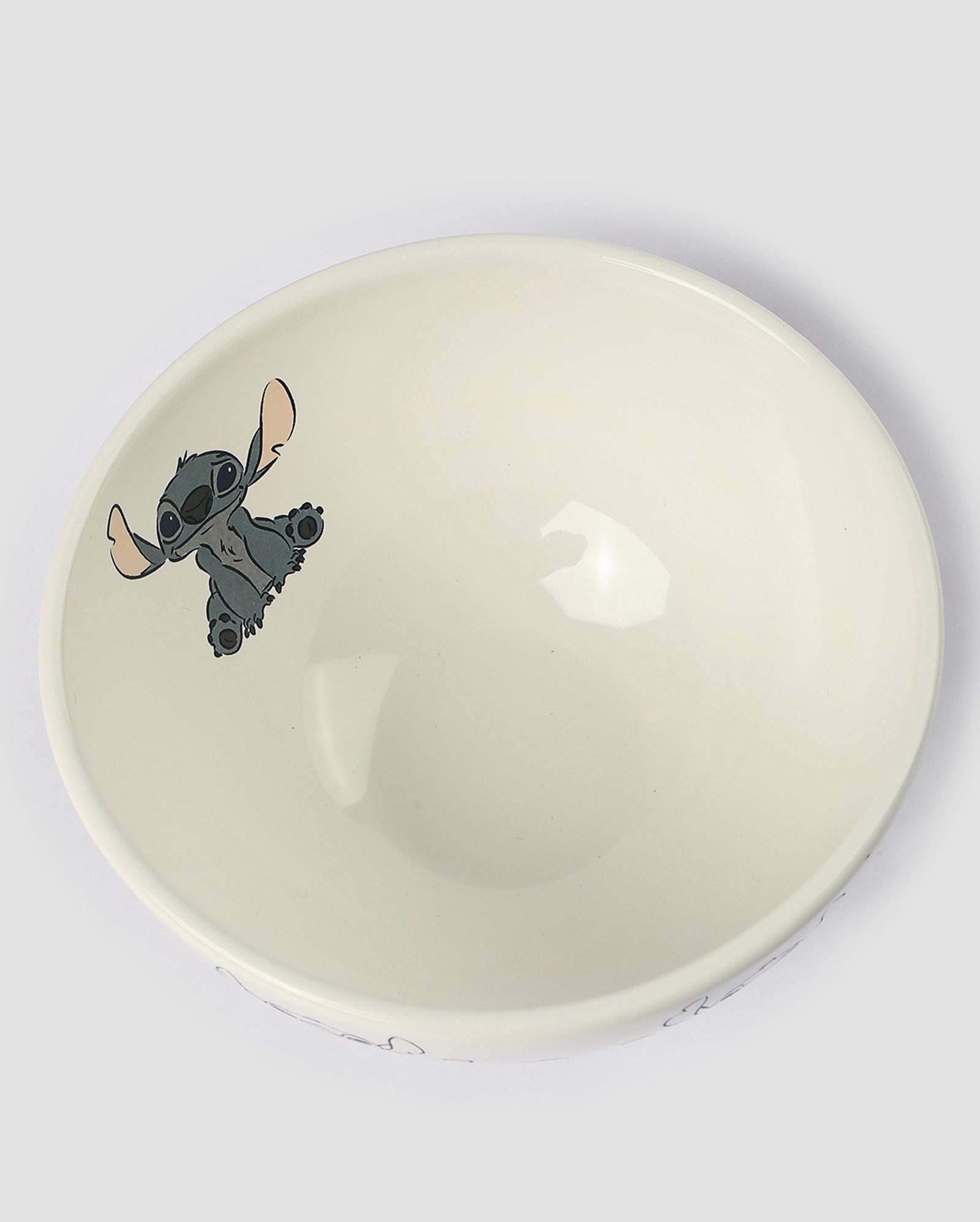 Bowl de cerâmica Stitch 500ml branco | Casa Riachuelo